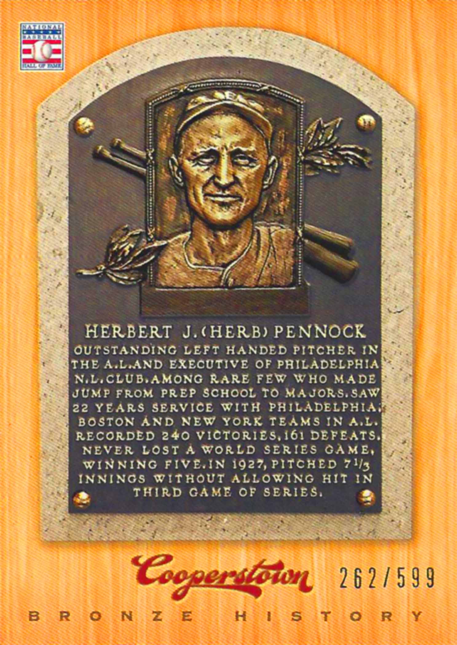 2012 Panini Cooperstown Bronze History