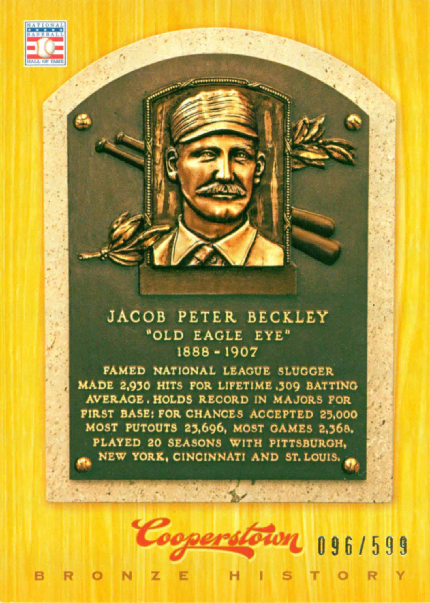 2012 Panini Cooperstown Bronze History