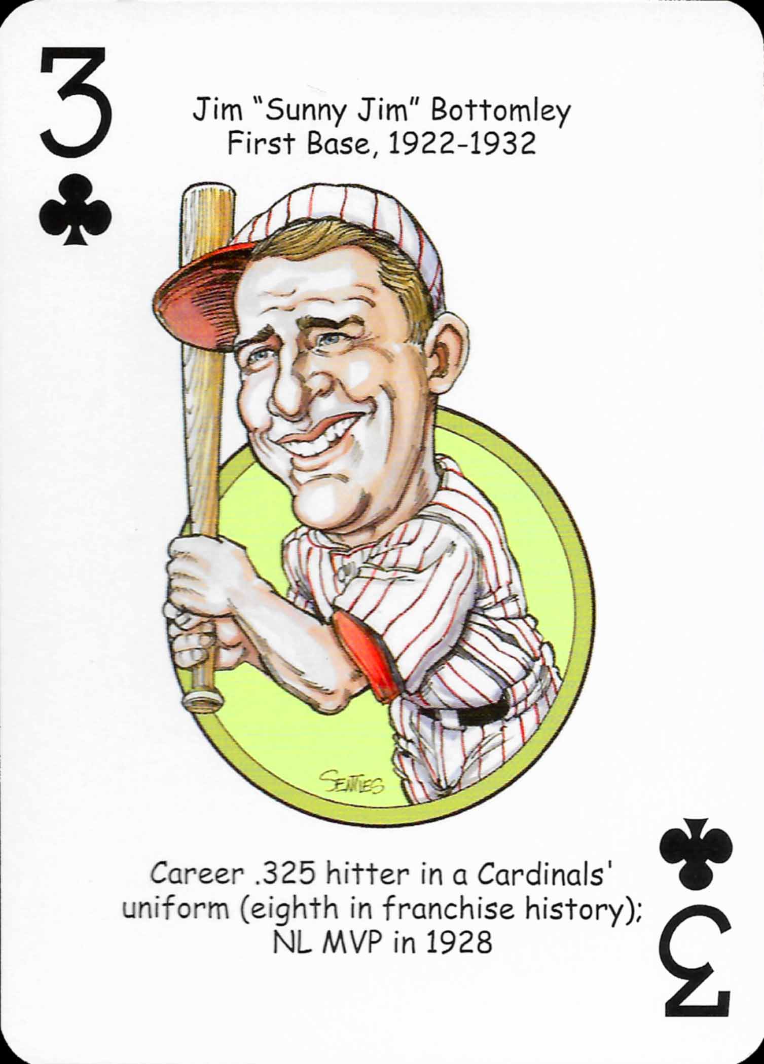 2006 Hero Decks Playing Cards St. Louis Baseball Heroes