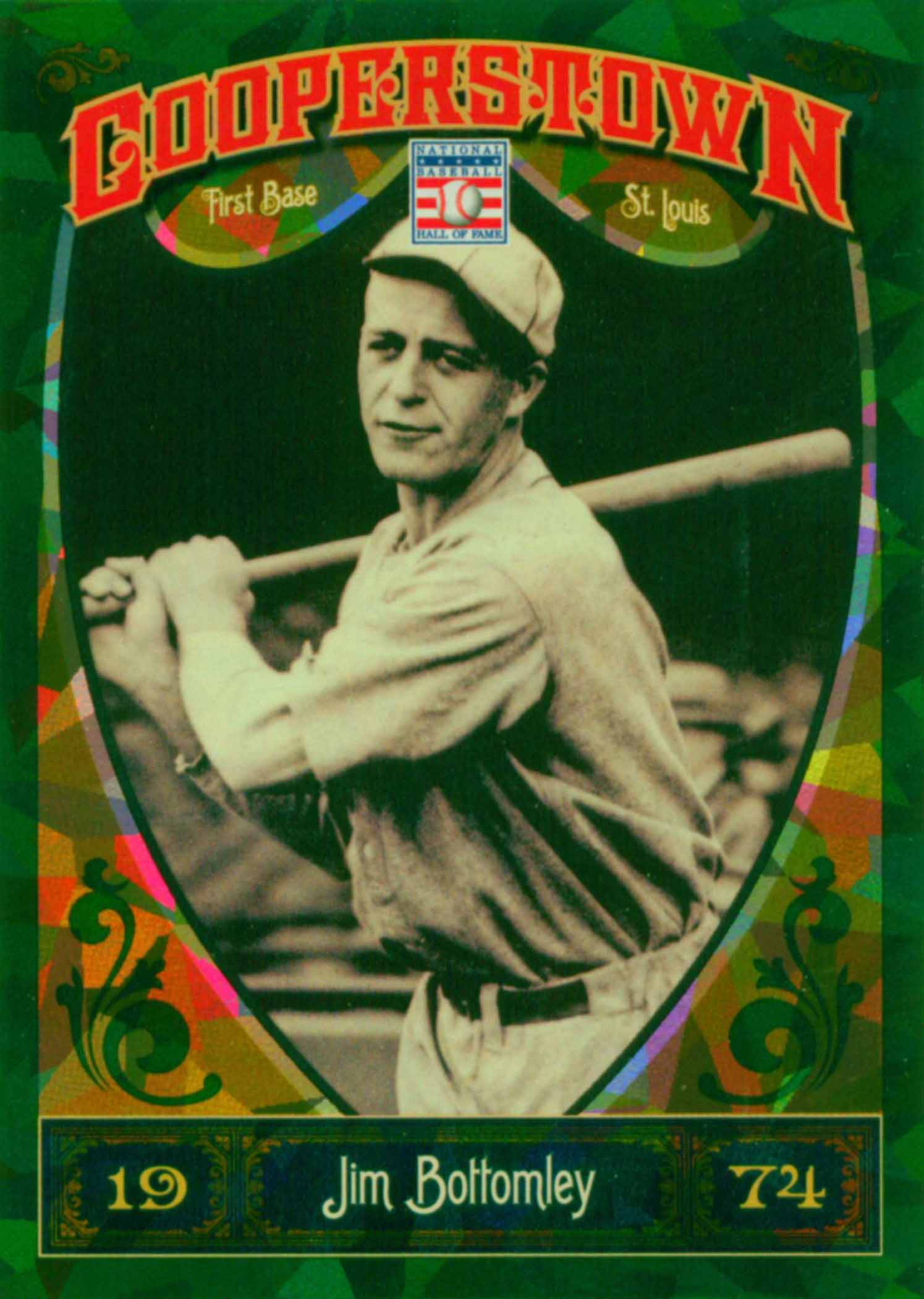 2013 Panini Cooperstown Green Crystal