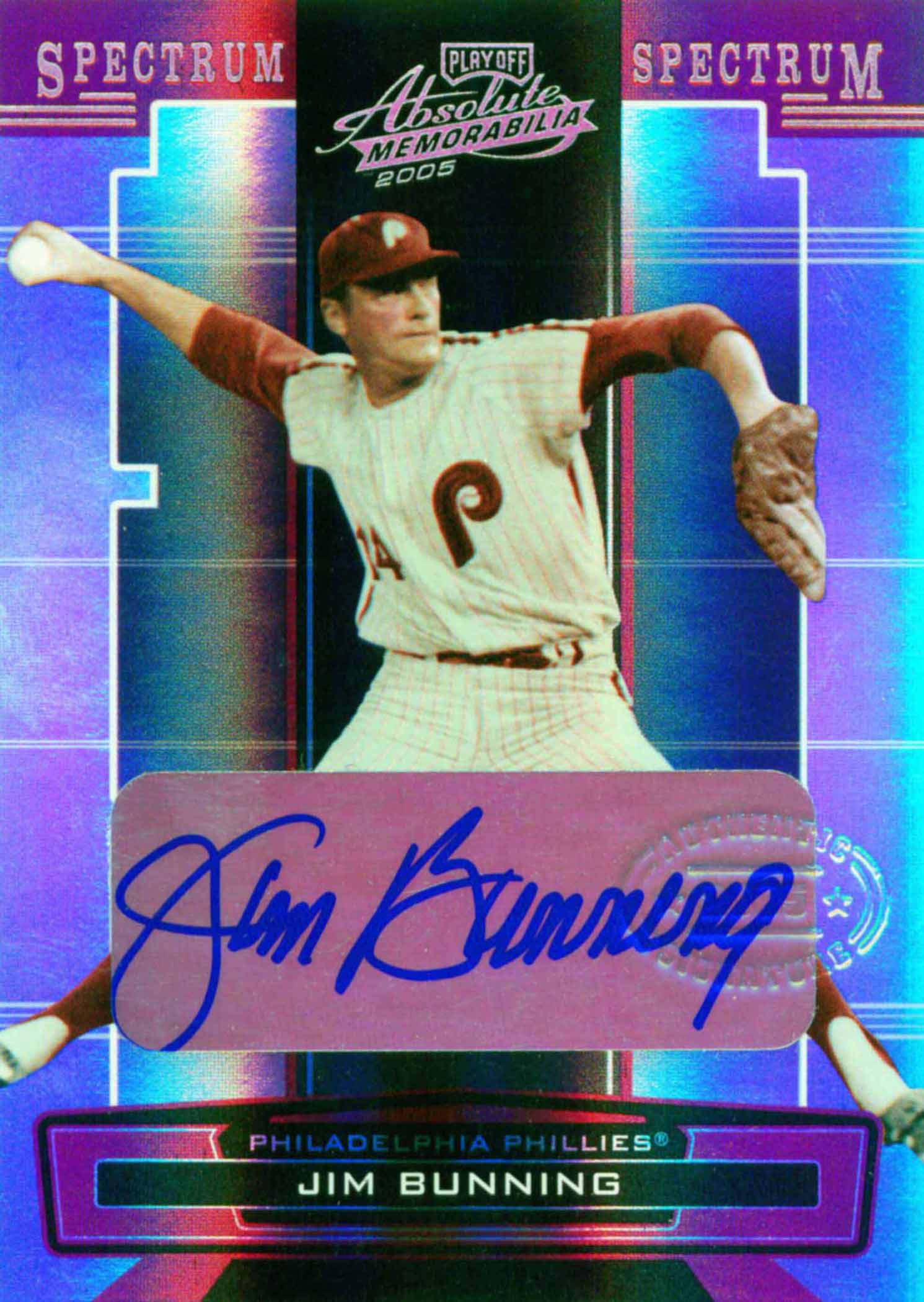 2005 Absolute Memorabilia Autograph Spectrum Silver