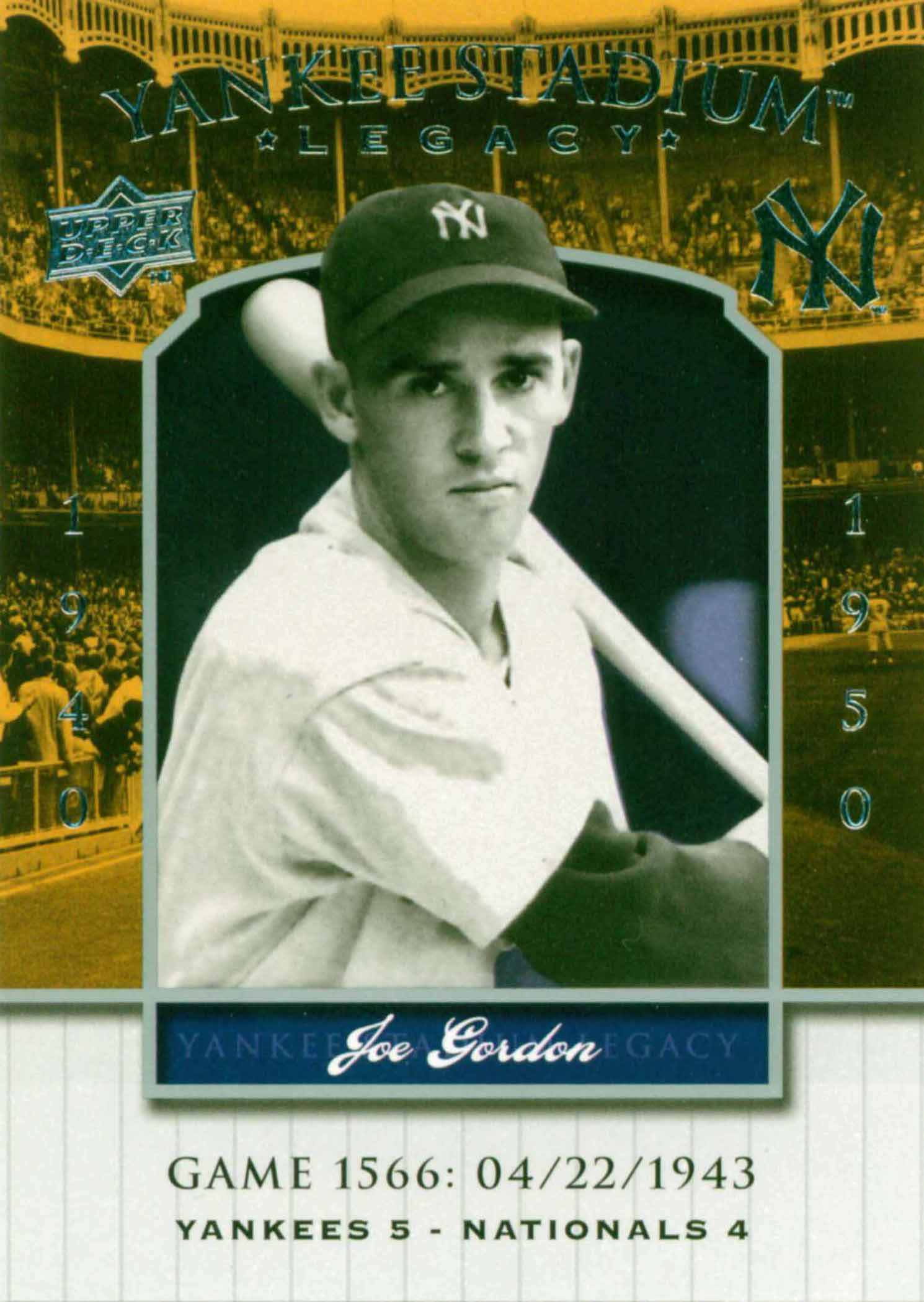 2008 Upper Deck Yankee Stadium Legacy Collection