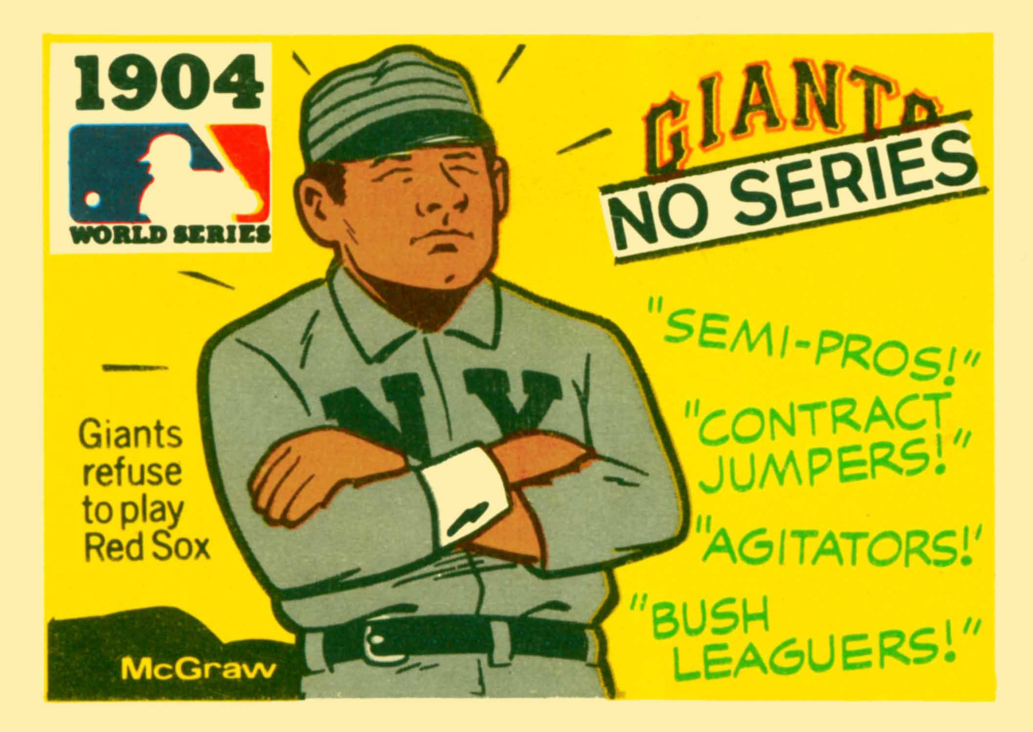 1971 Fleer Laughlin World Series Black Backs