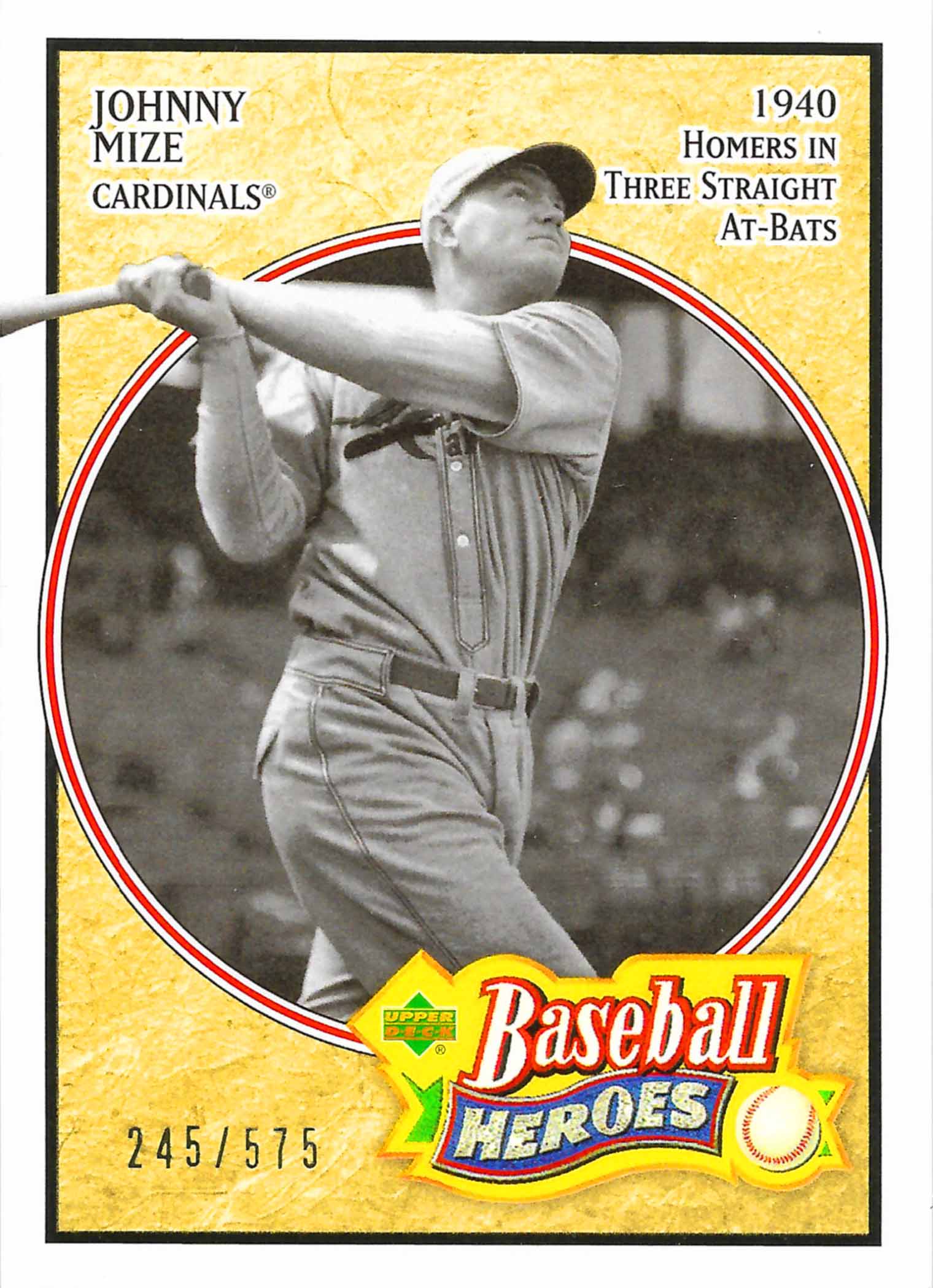 2005 Upper Deck Baseball Heroes