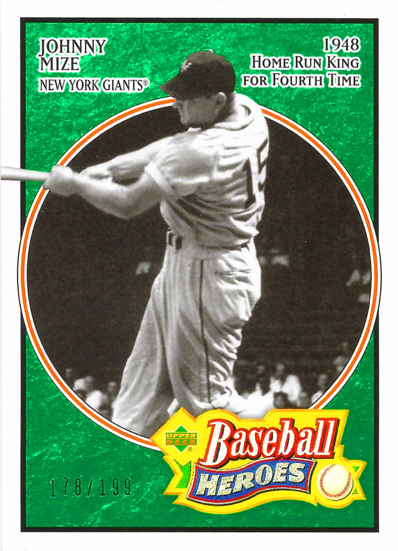 2005 Upper Deck Baseball Heroes Emerald