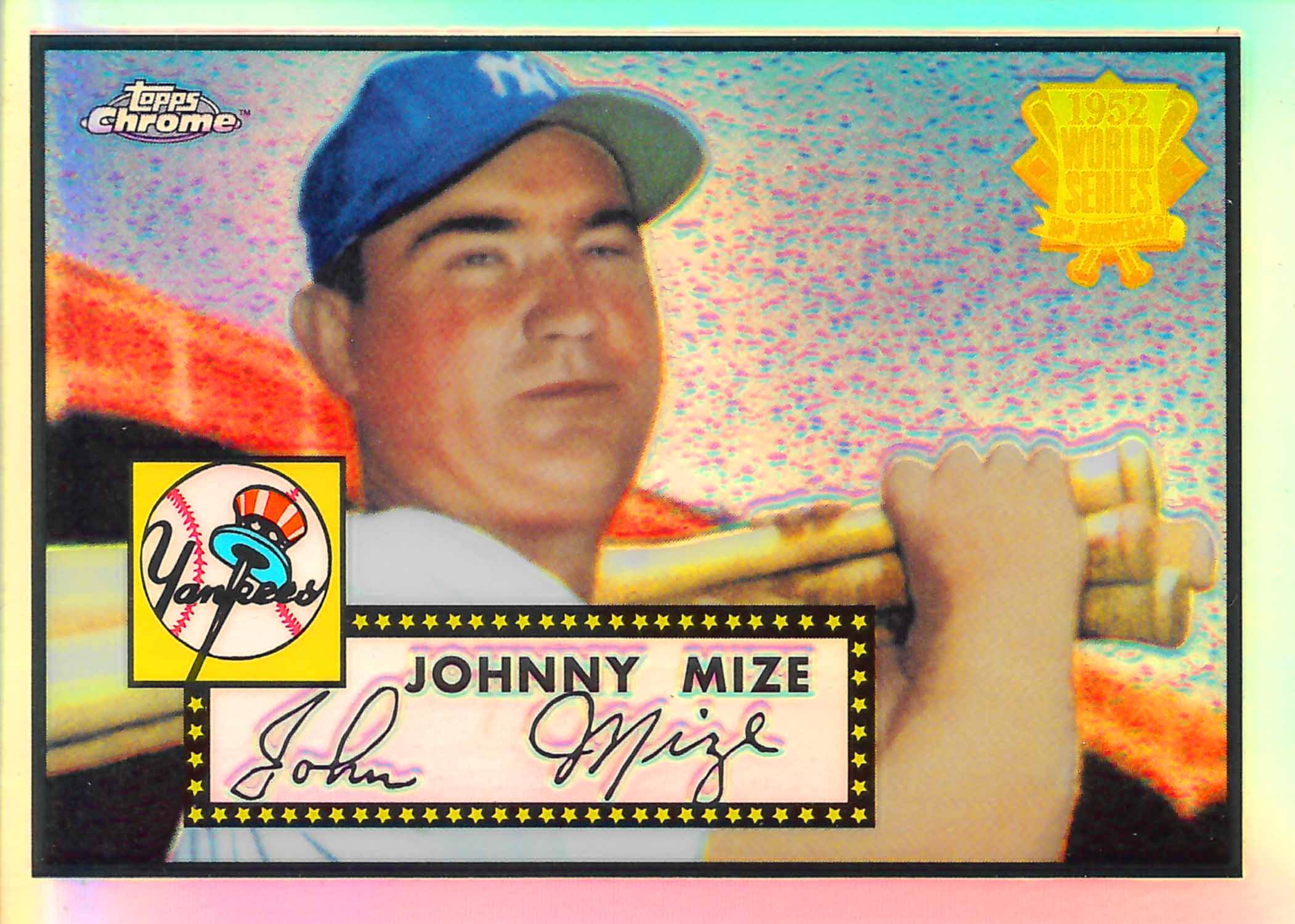 2002 Topps Chrome '52 Reprints Refractors