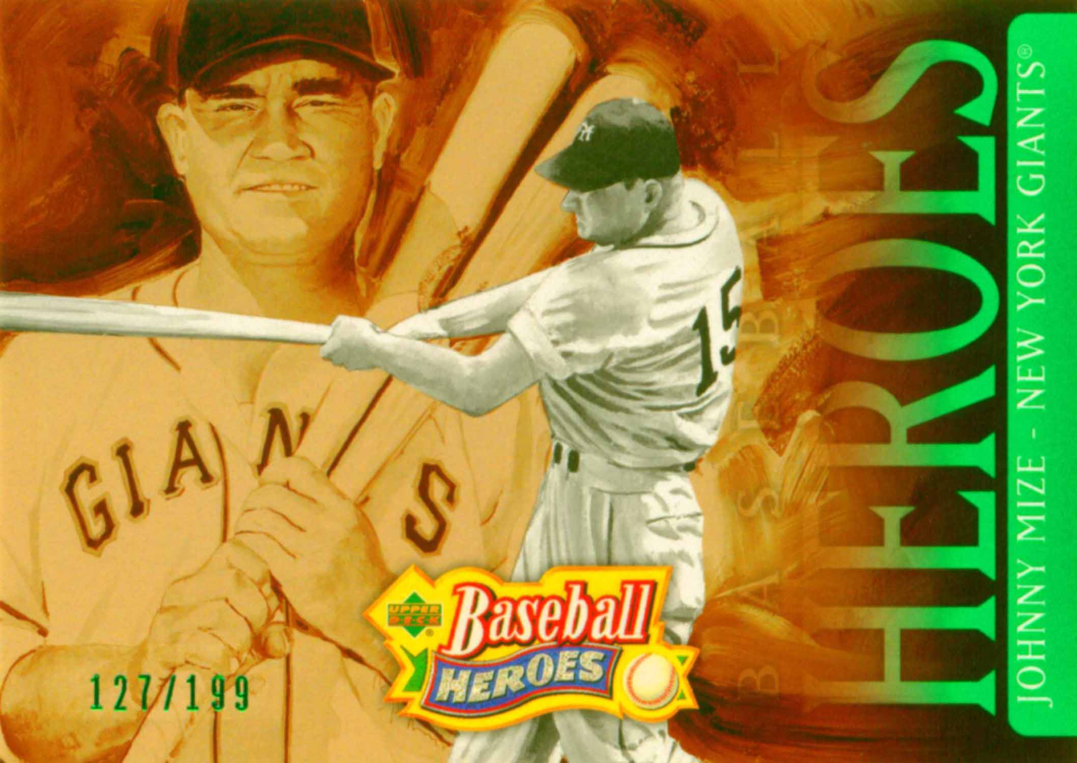 2005 Upper Deck Baseball Heroes Emerald Header
