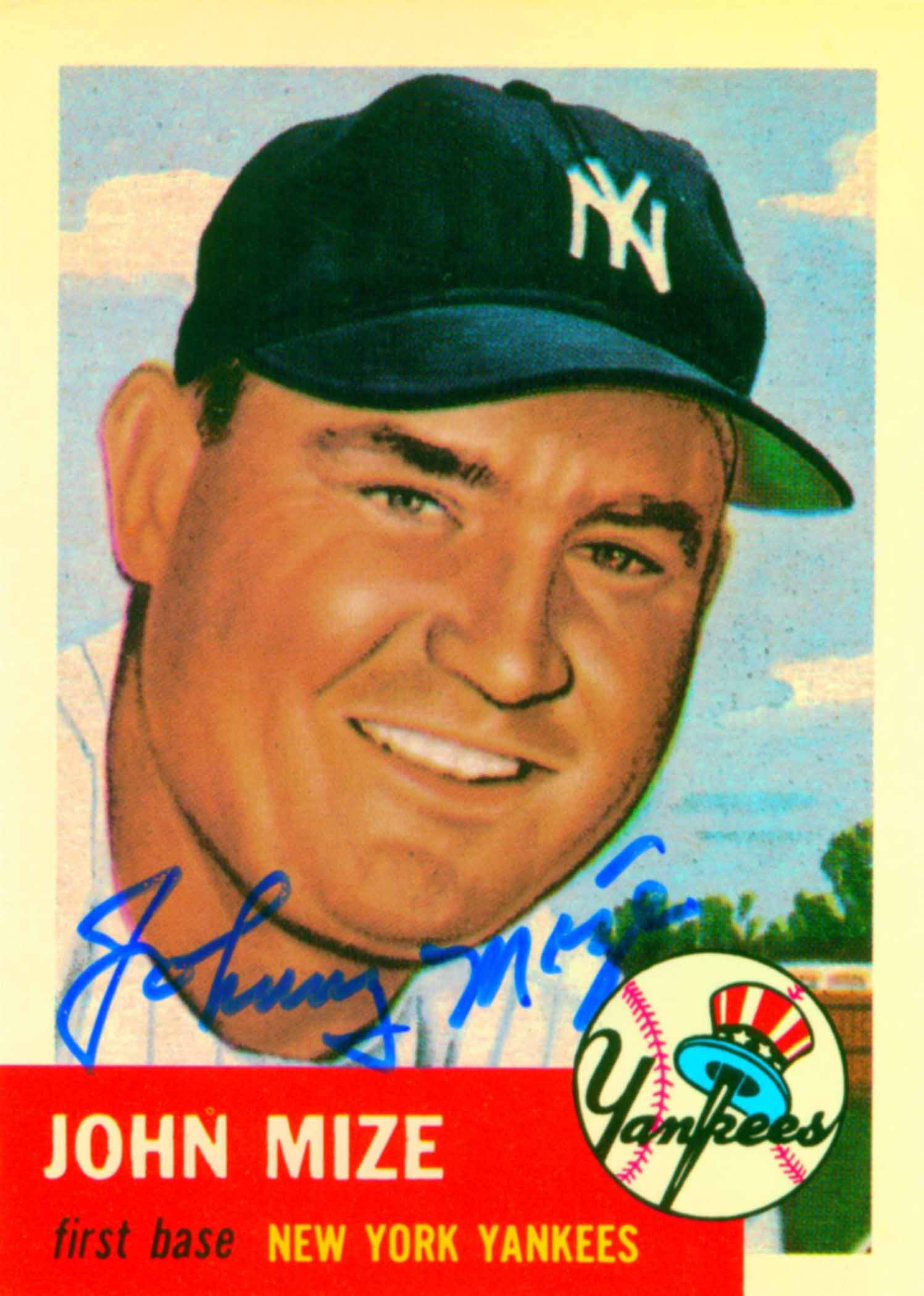 1991 Topps Archives '53 Autographed