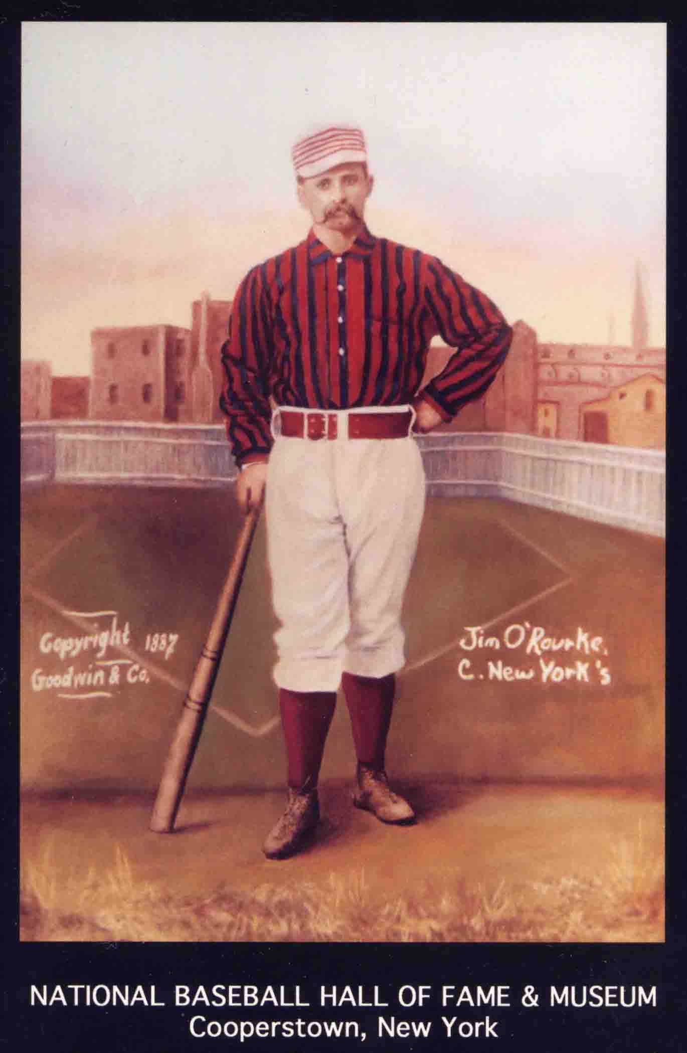 2001 Hall of Fame Postcards 19th Century Hall of Famers