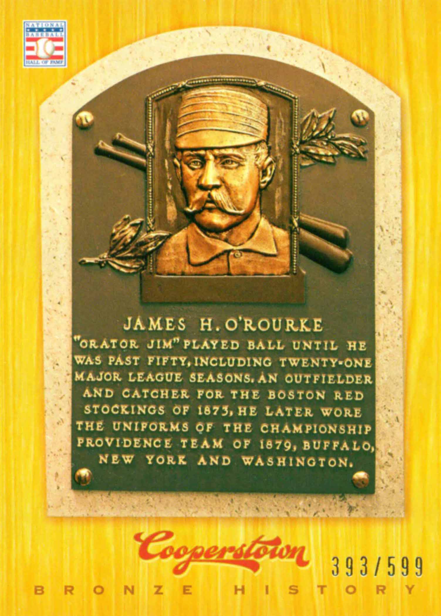 2012 Panini Cooperstown Bronze History