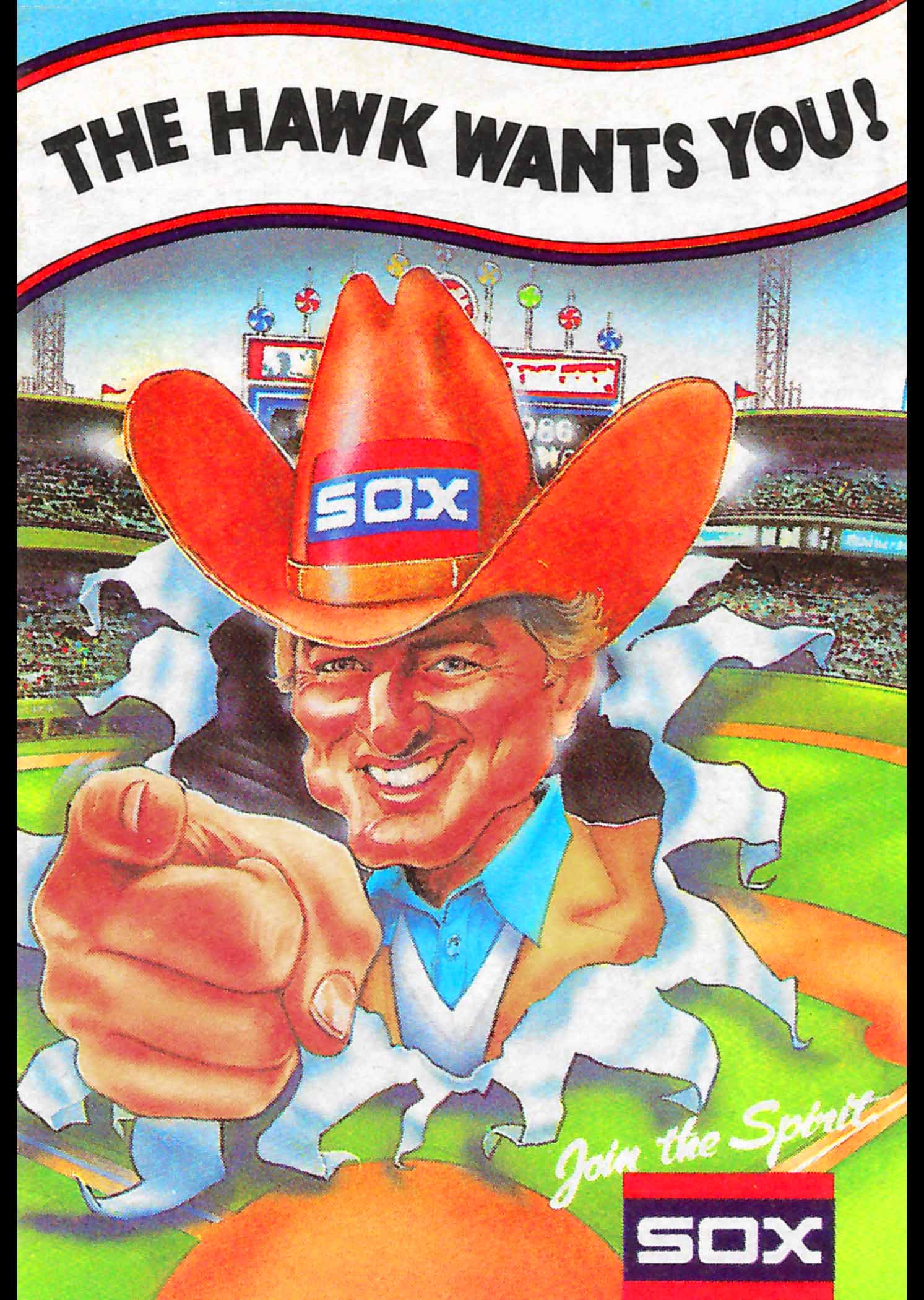 1986 Chicago White Sox Season Pocket Schedule