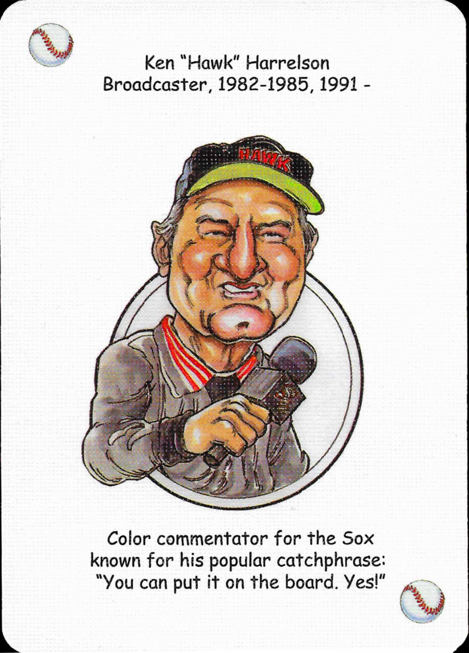 2006 Hero Decks Playing Cards Chicago Baseball Heroes