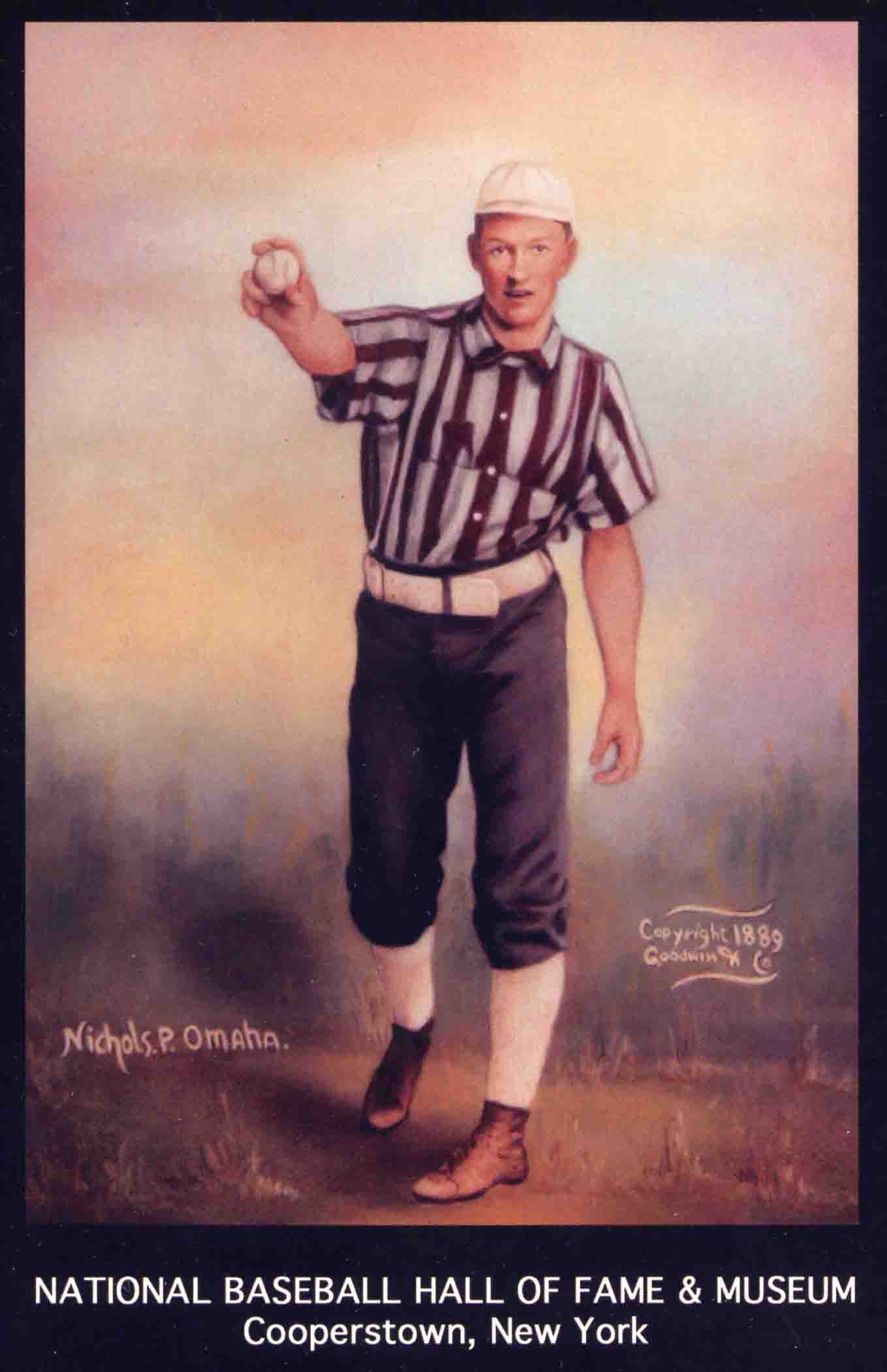 2001 Hall of Fame Postcards 19th Century Hall of Famers