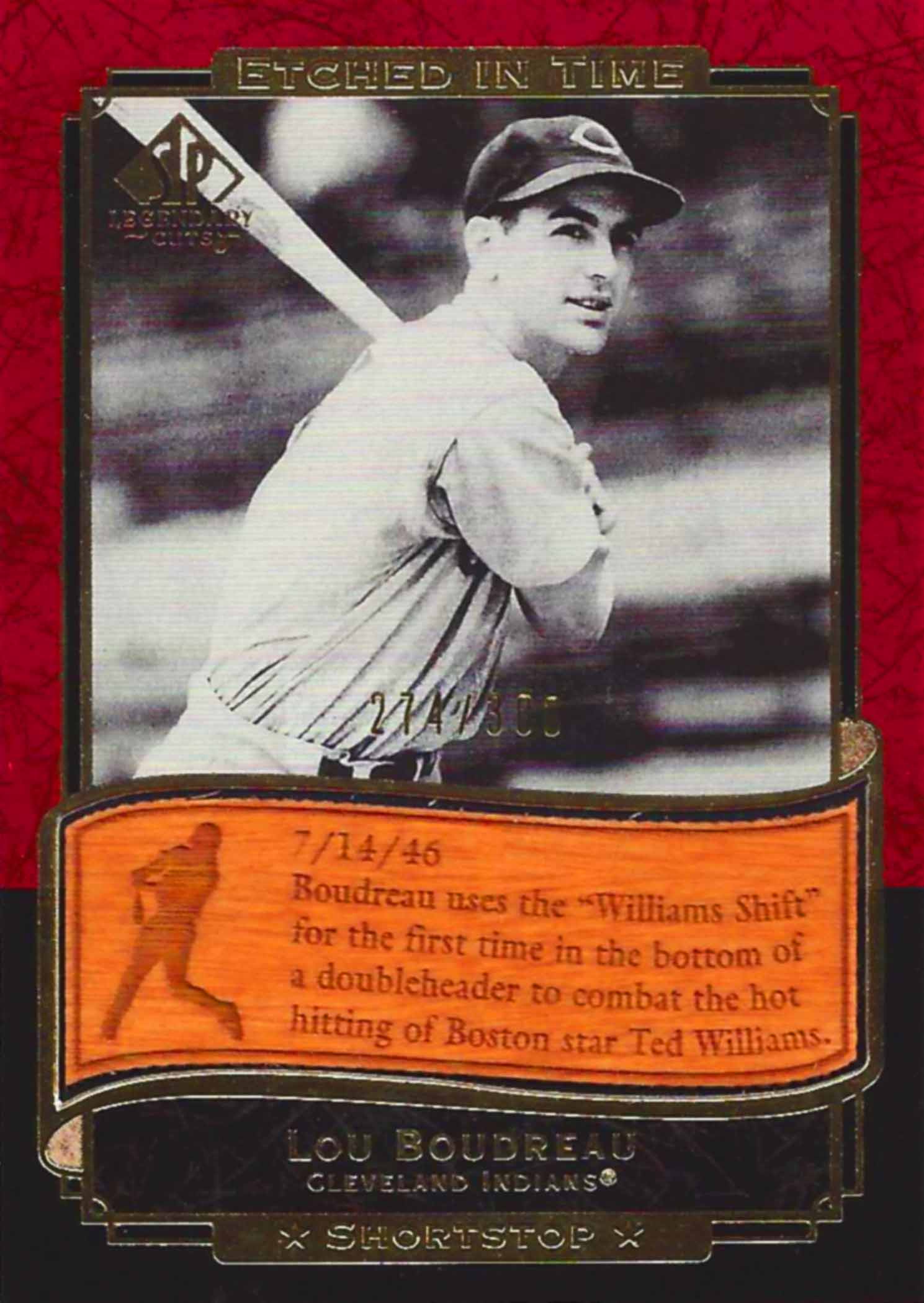 2003 SP Legendary Cuts Etched in Time 300