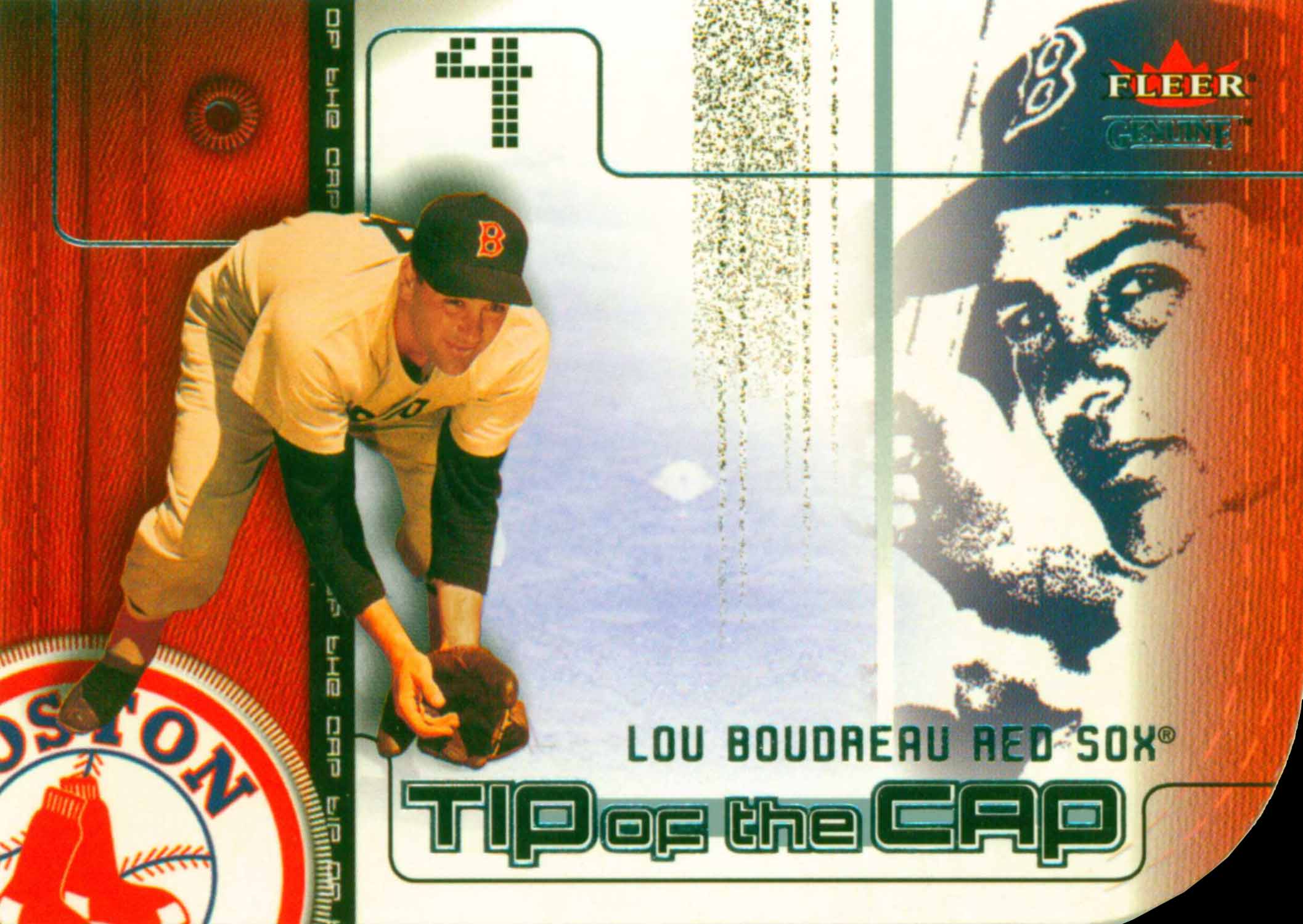 2002 Fleer Genuine Tip of the Cap
