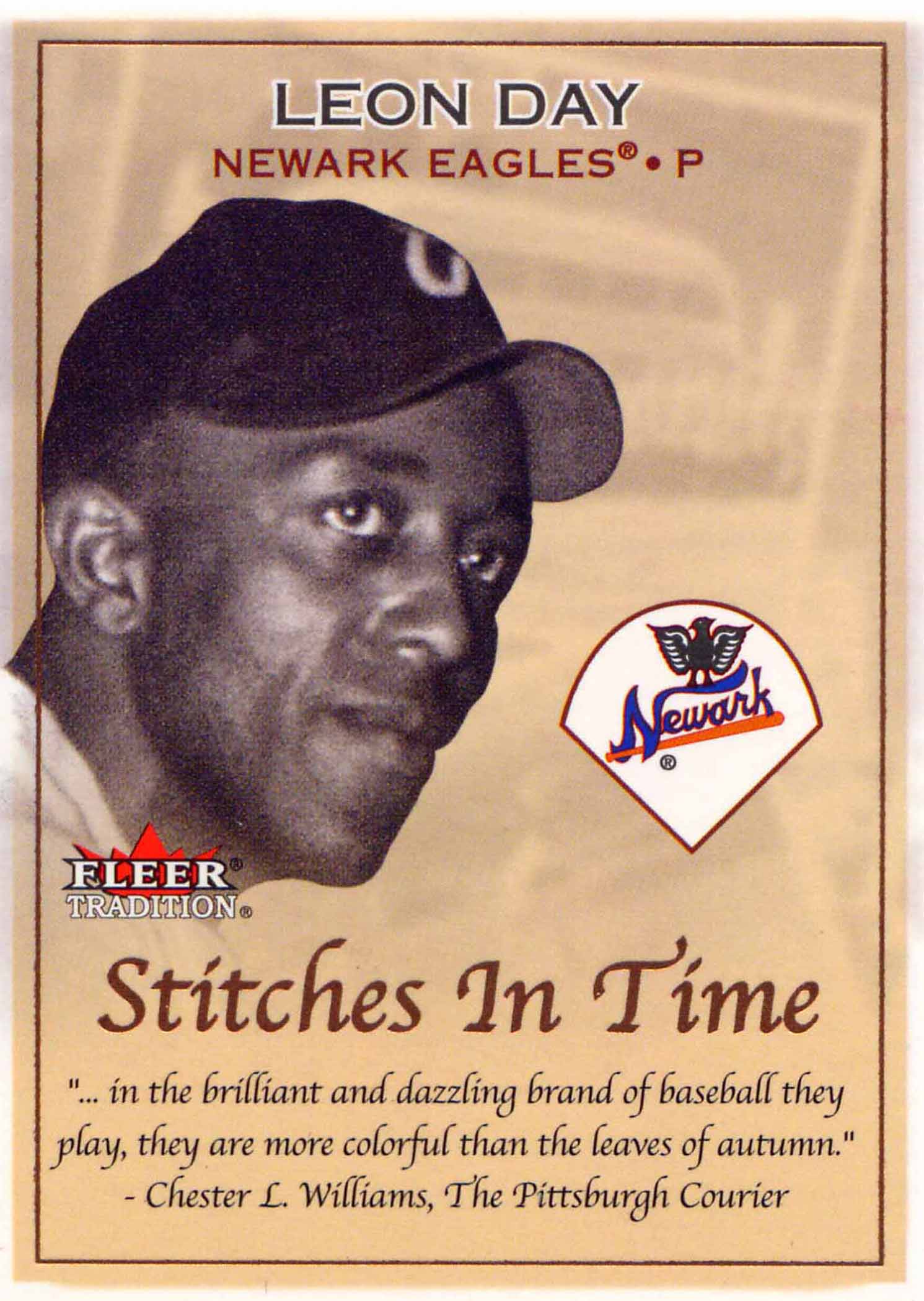 2001 Fleer Tradition Stitches in Time