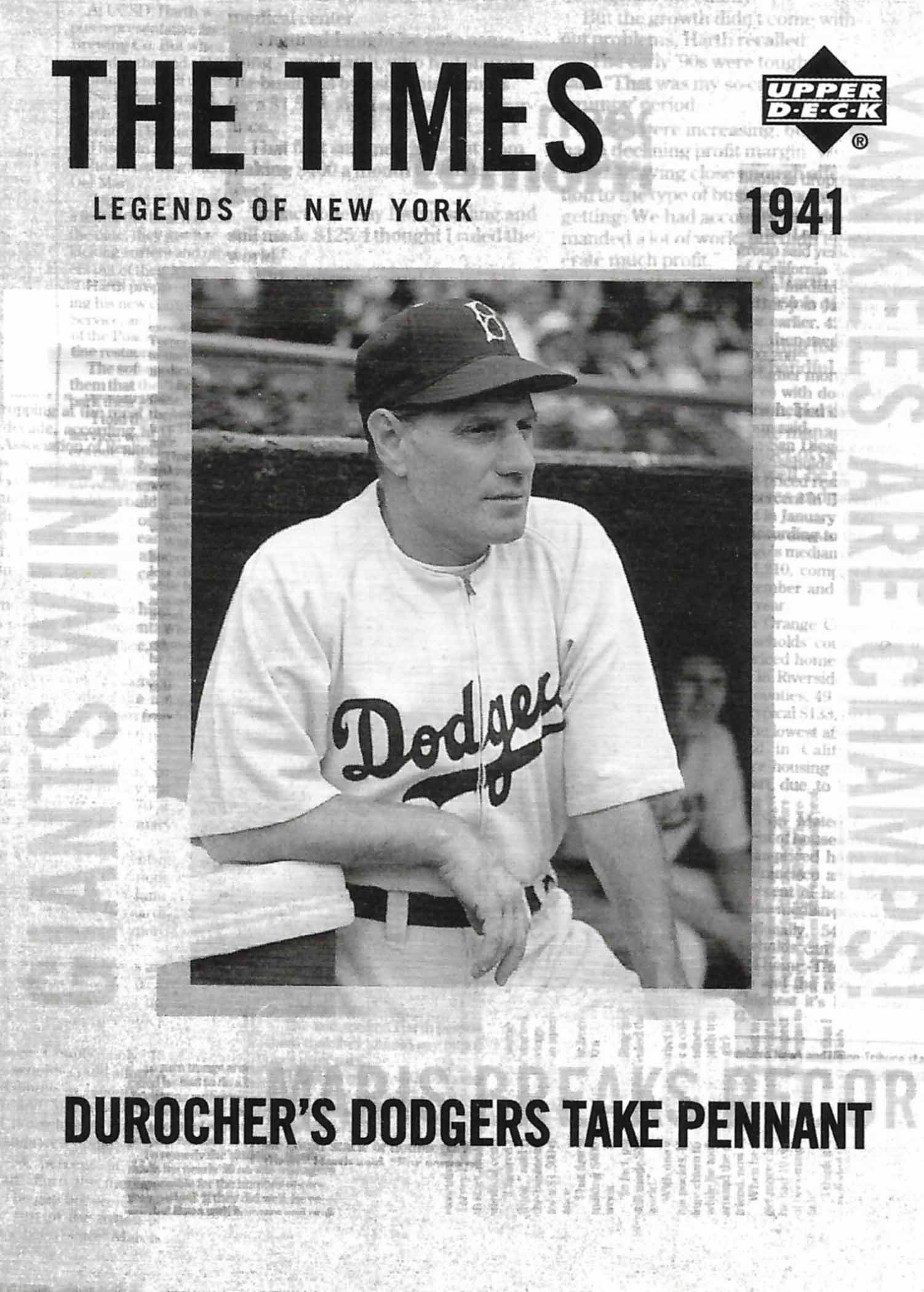 2001 Upper Deck Legends of New York The Times