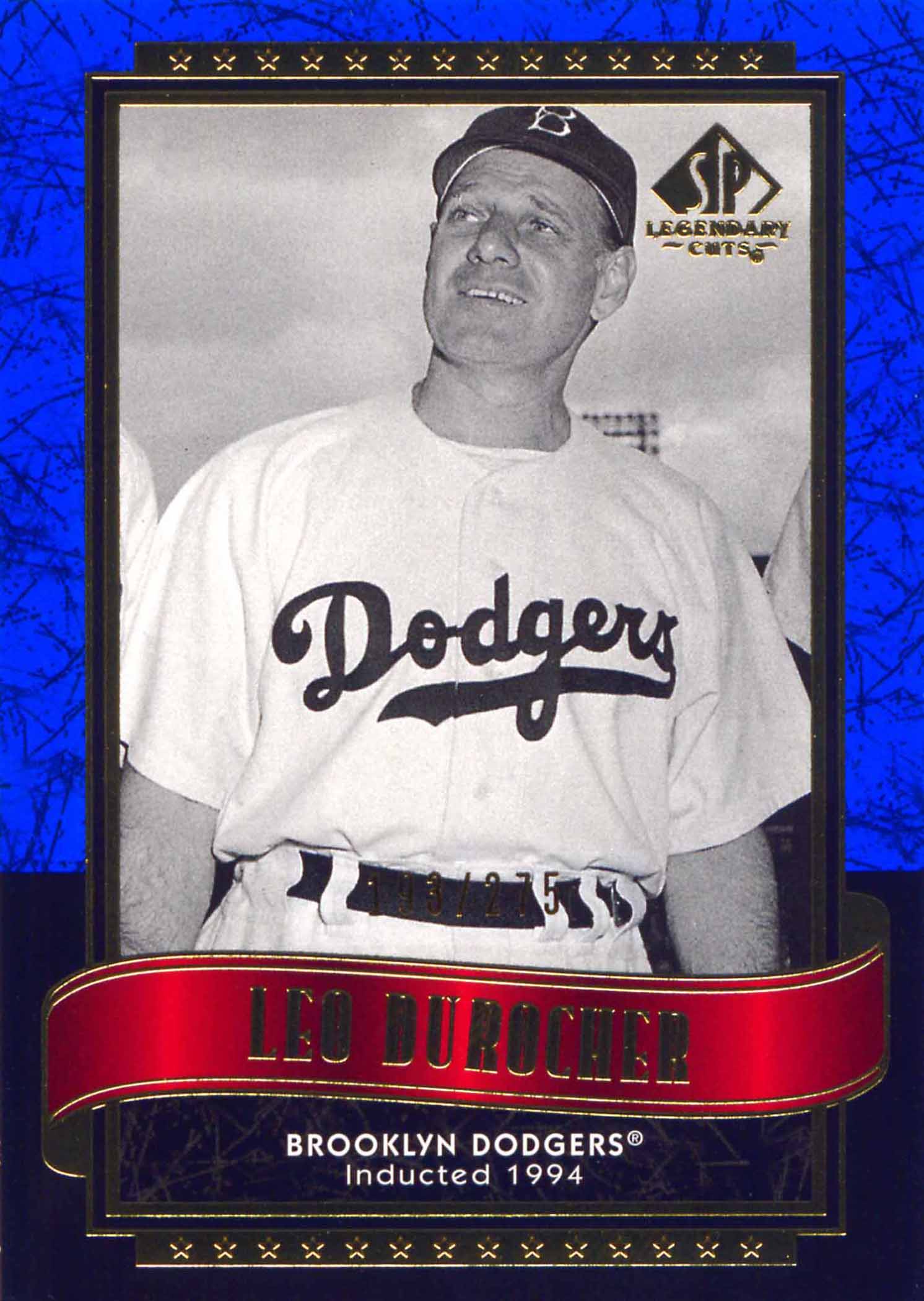 2003 SP Legendary Cuts Blue