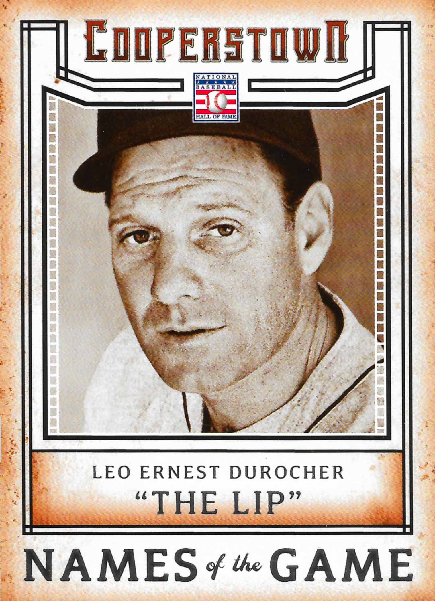 2015 Panini Cooperstown Names of the Game