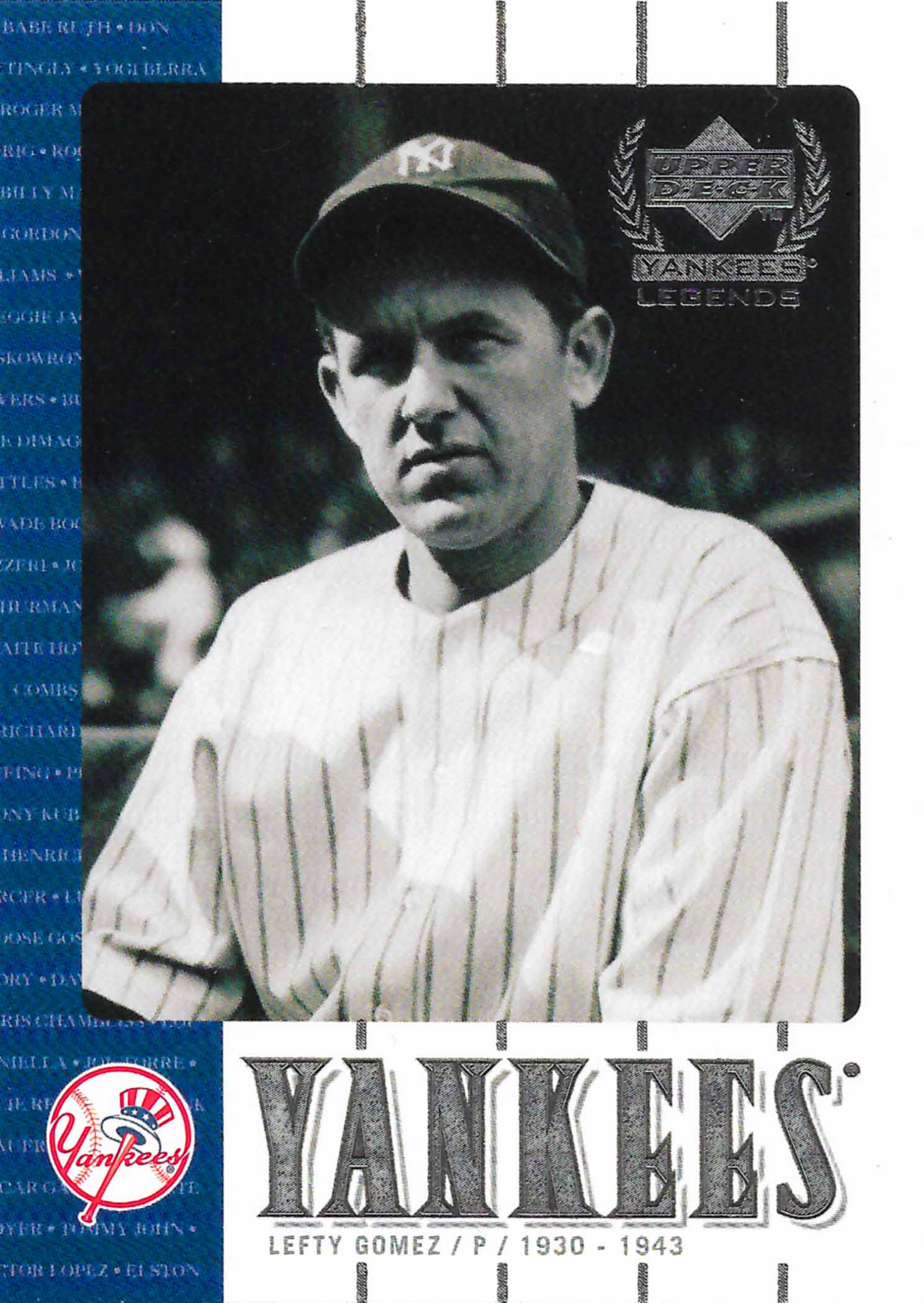 2000 Upper Deck Yankees Legends