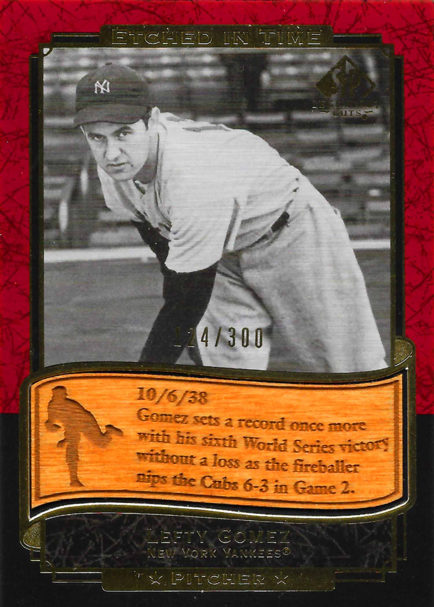 2003 SP Legendary Cuts Etched in Time 300