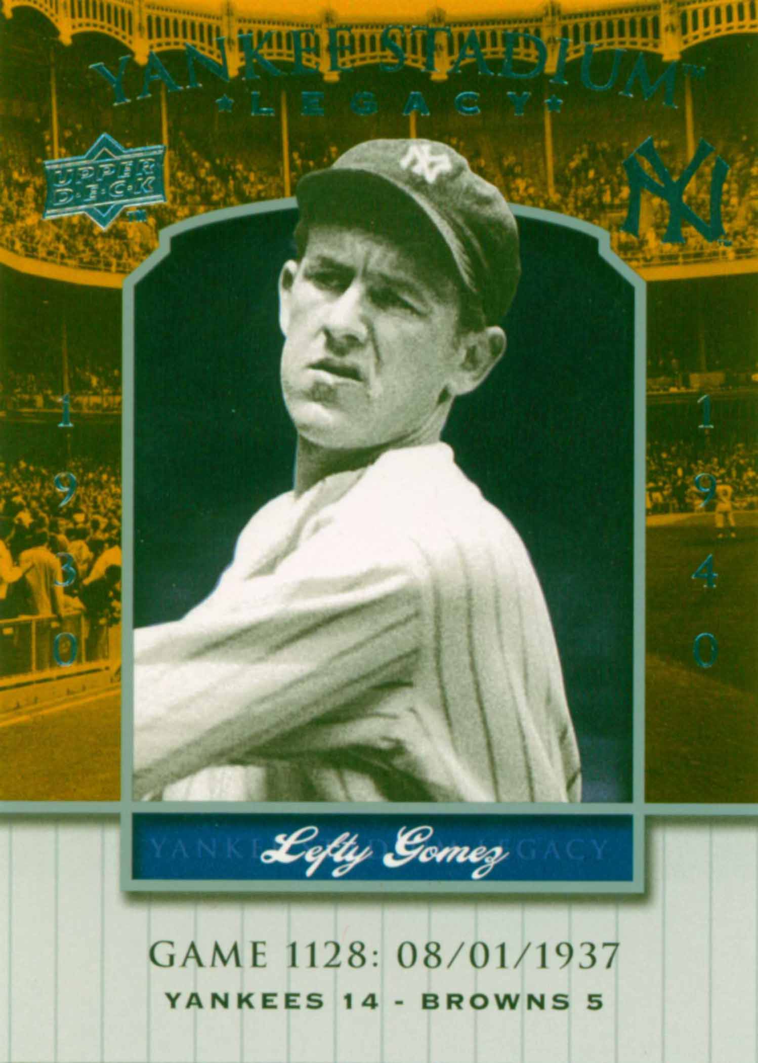 2008 Upper Deck Yankee Stadium Legacy Collection