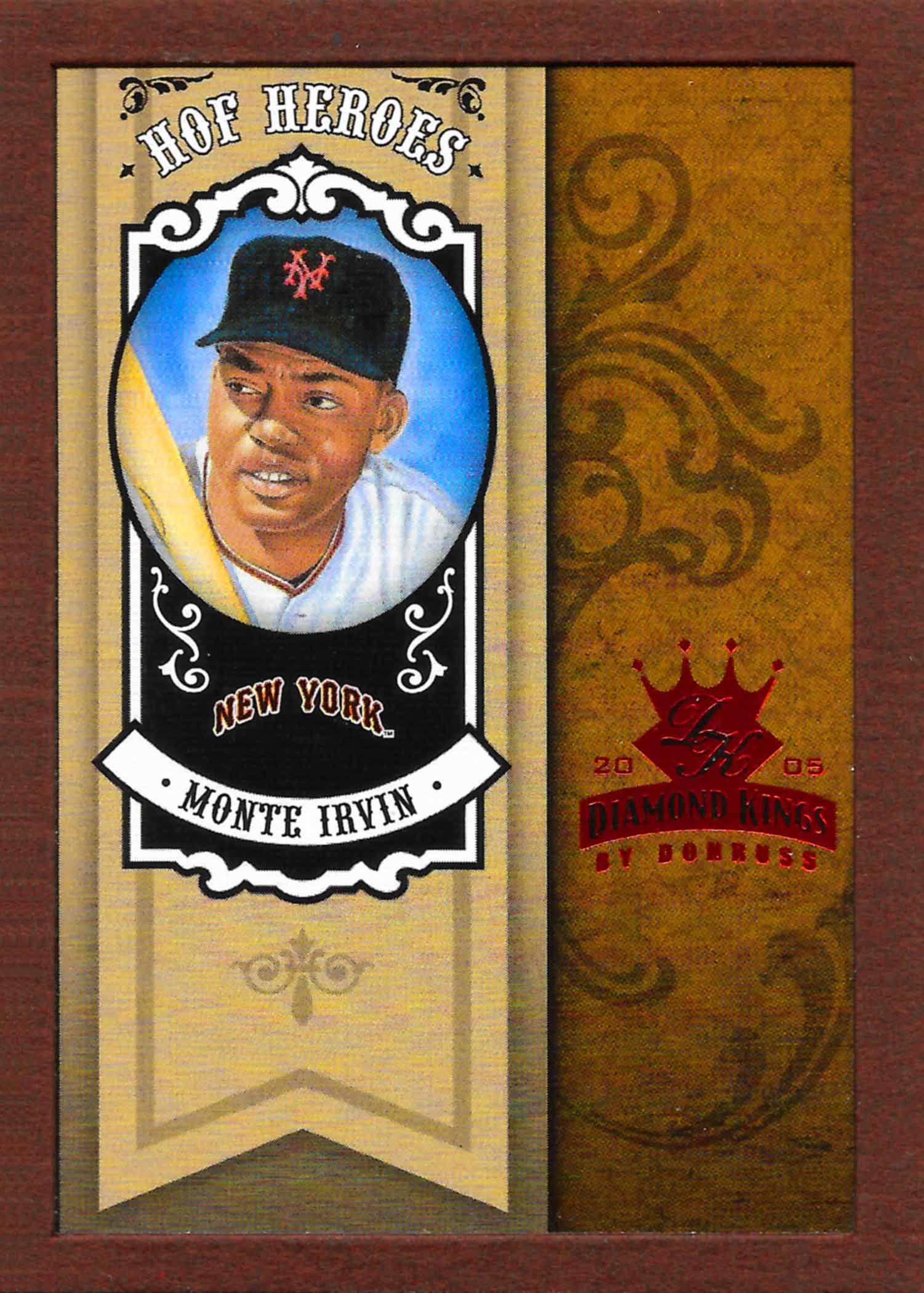 2005 Diamond Kings Hall of Fame Heroes Framed Red