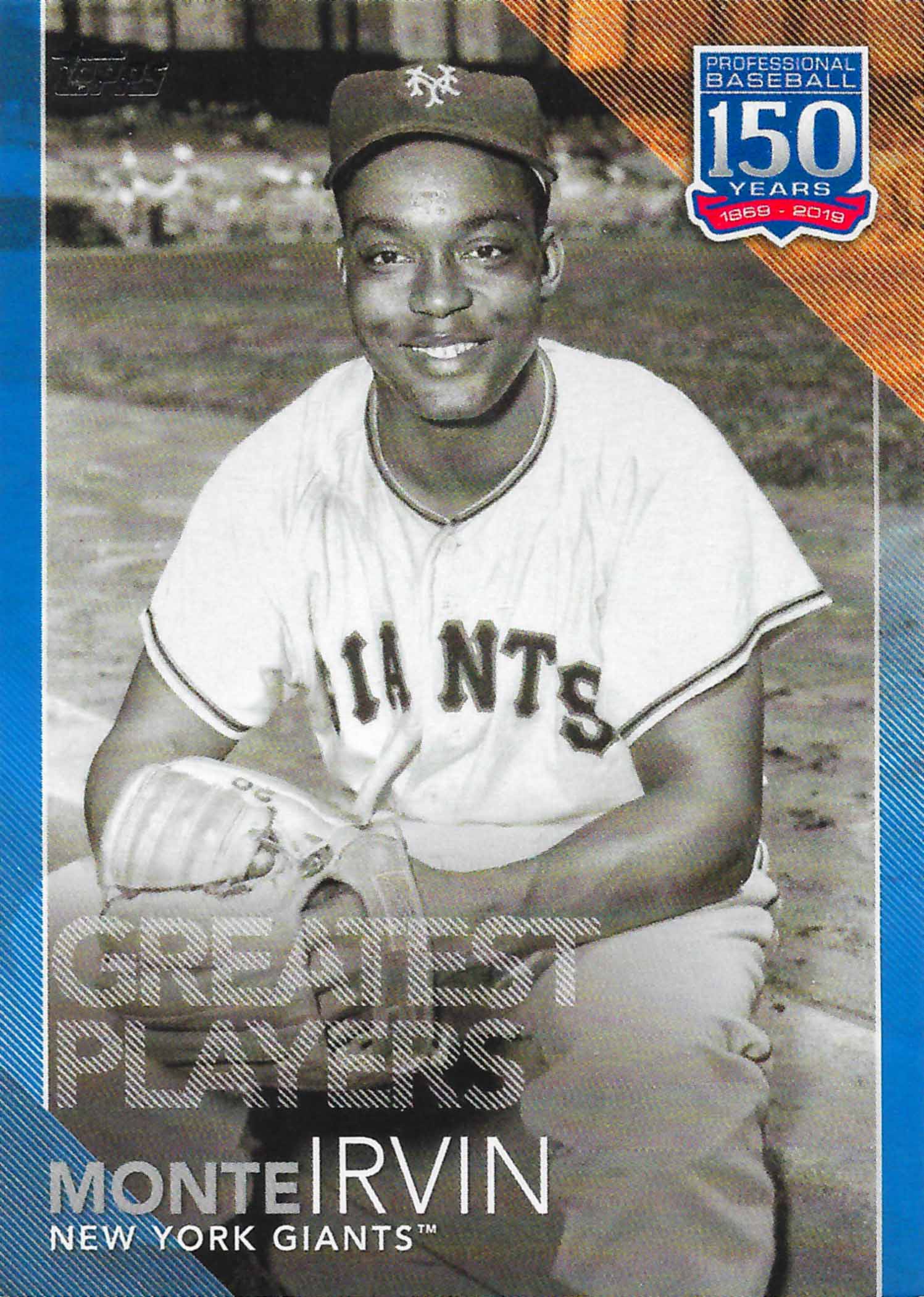 2019 Topps 150 Years of Professional Baseball Greatest Players Blue