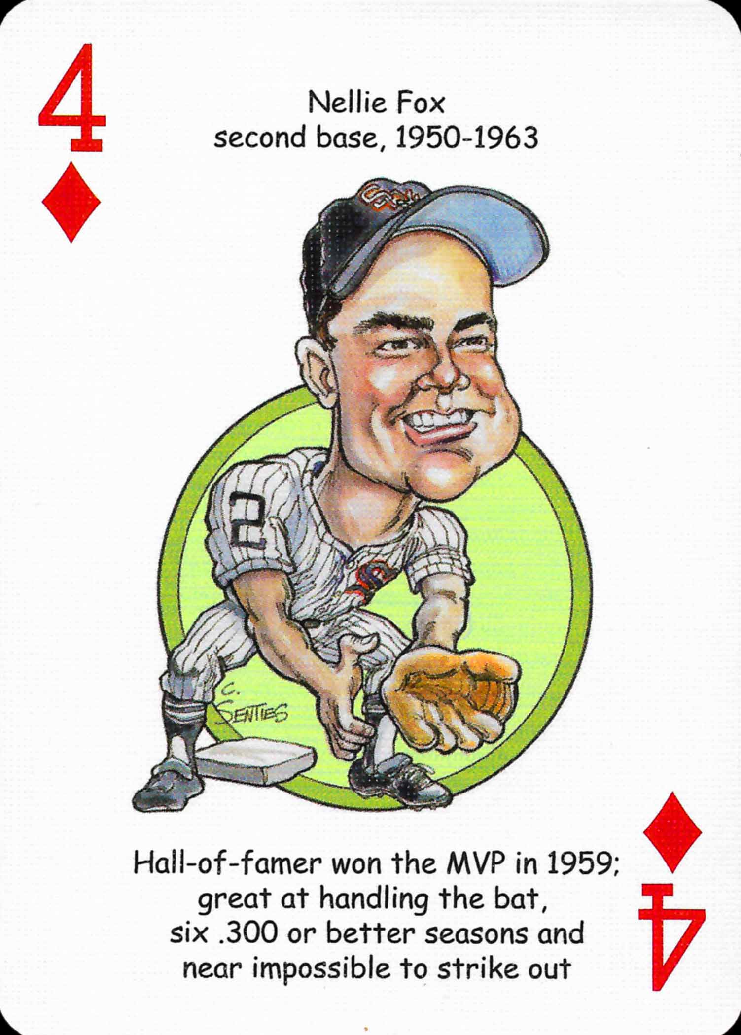 2006 Hero Decks Playing Cards Chicago Baseball Heroes