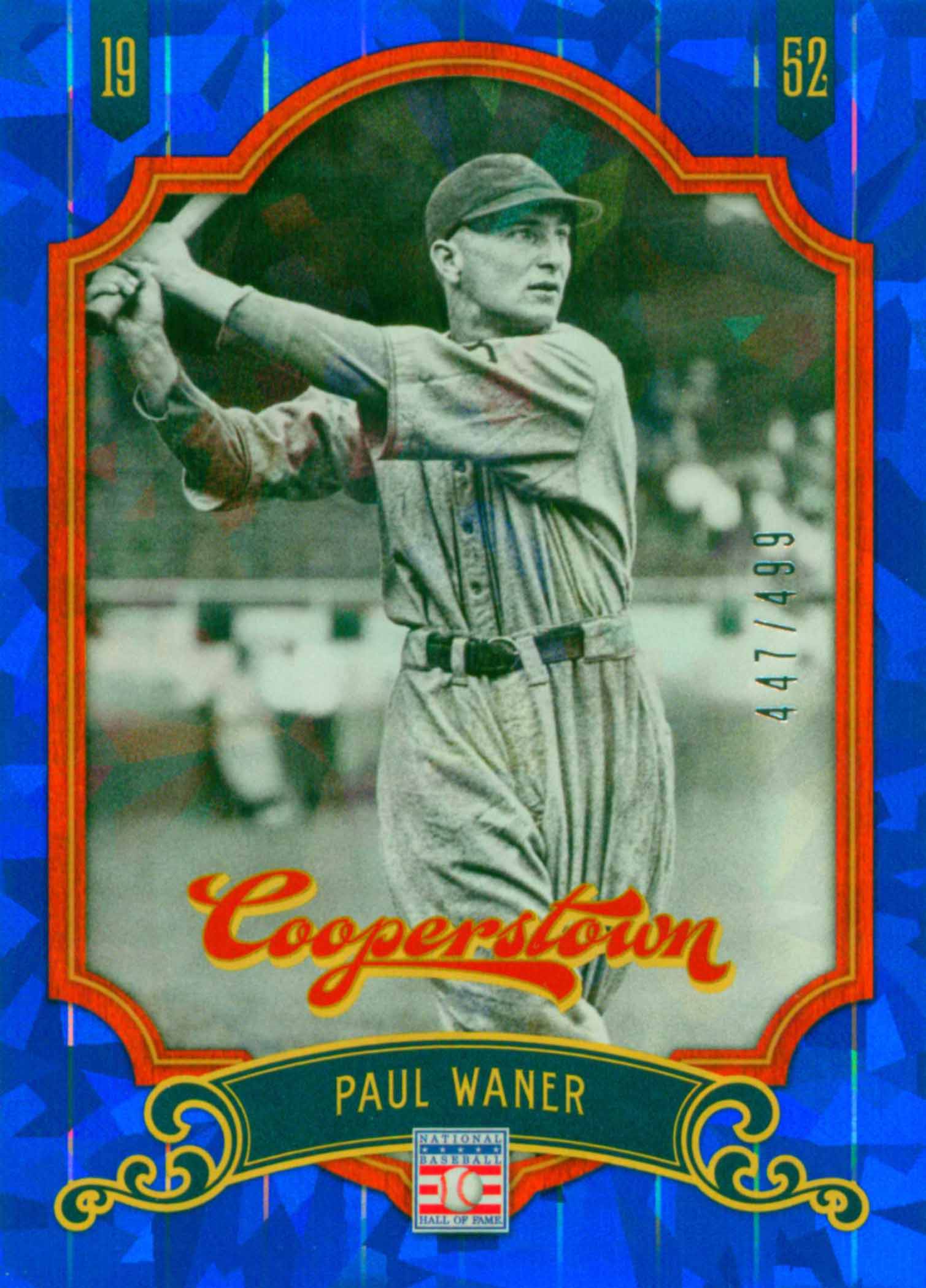 2012 Panini Cooperstown Crystal Collection Blue