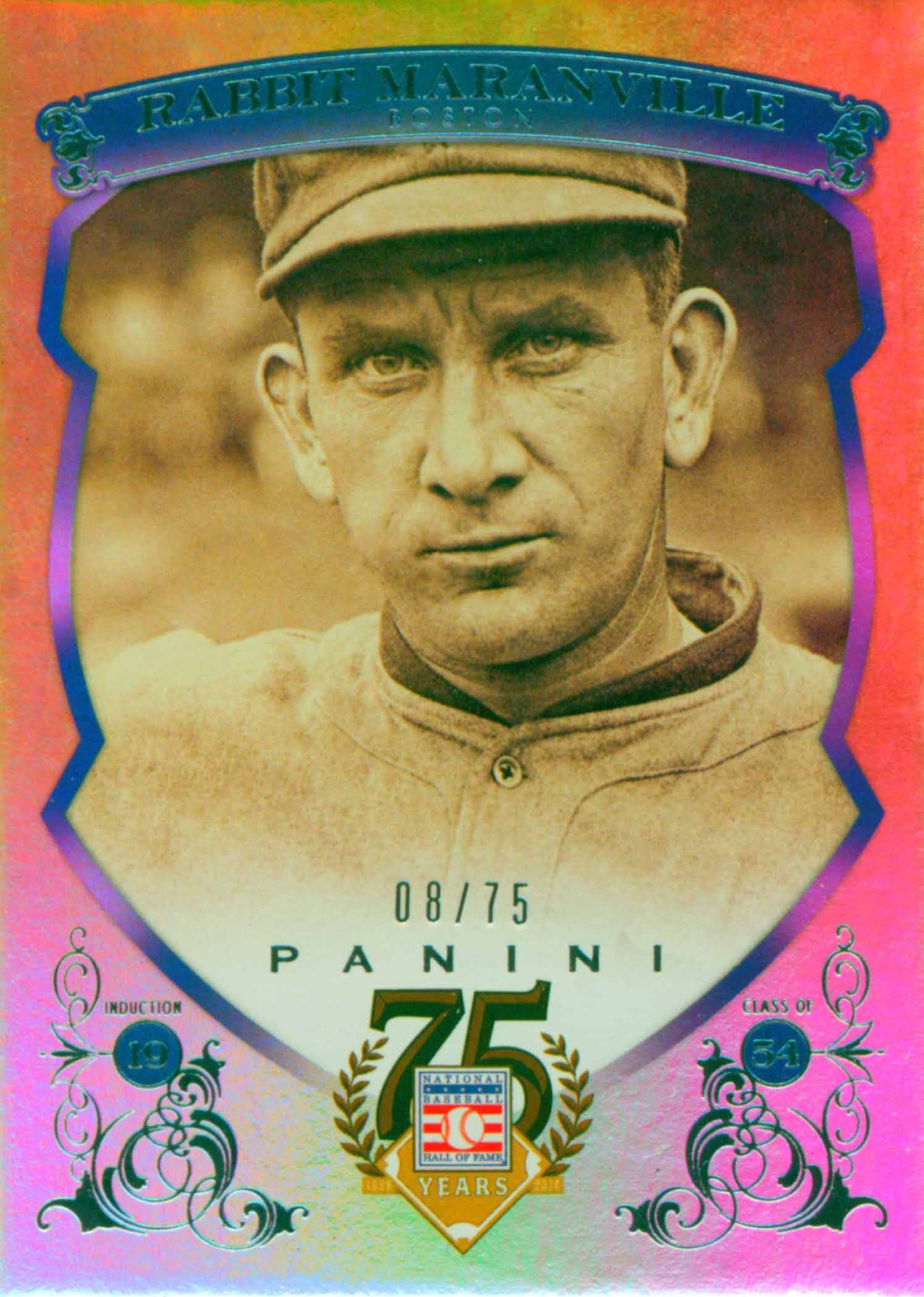 2014 Panini Hall of Fame Blue Frame