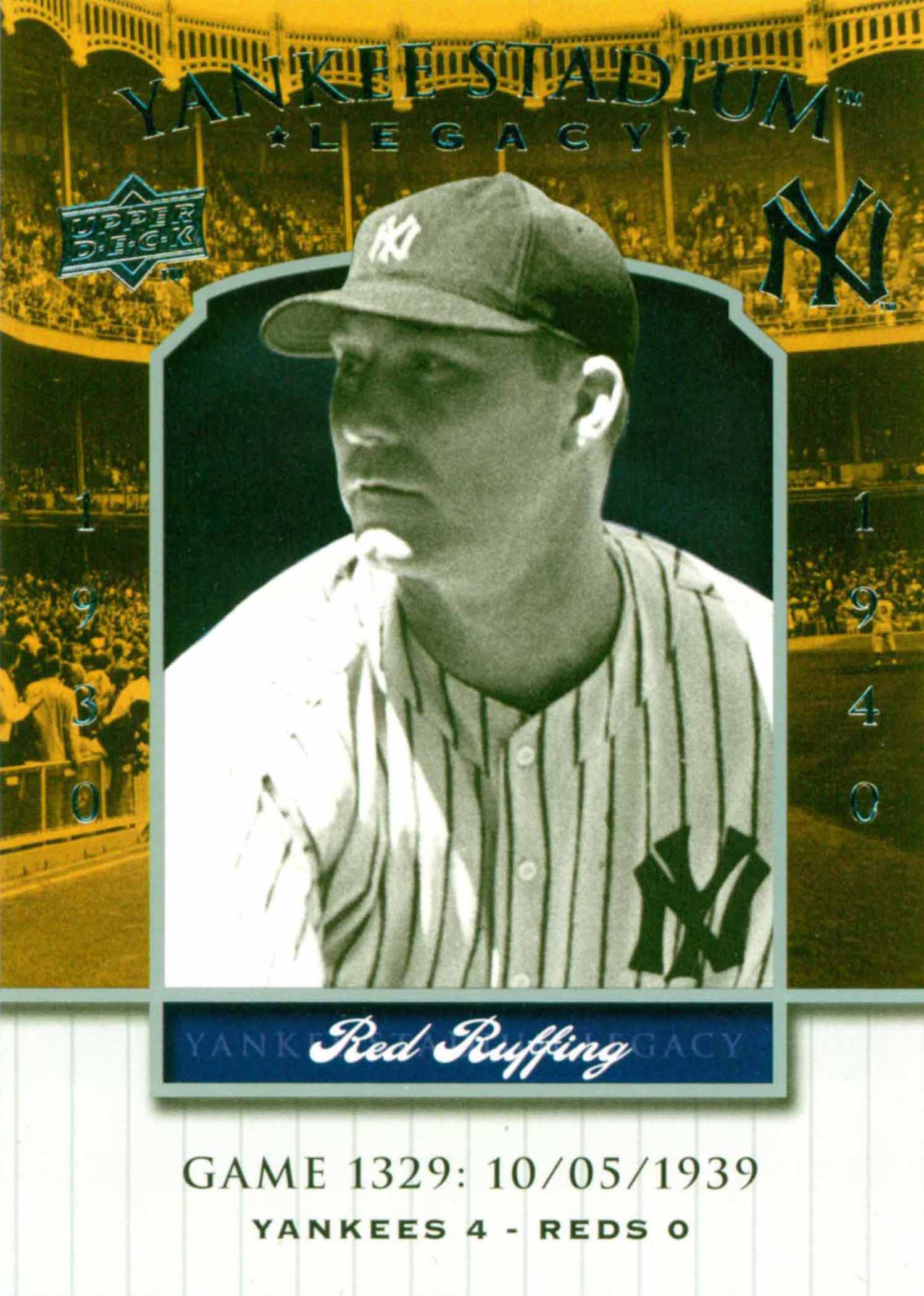 2008 Upper Deck Yankee Stadium Legacy Collection
