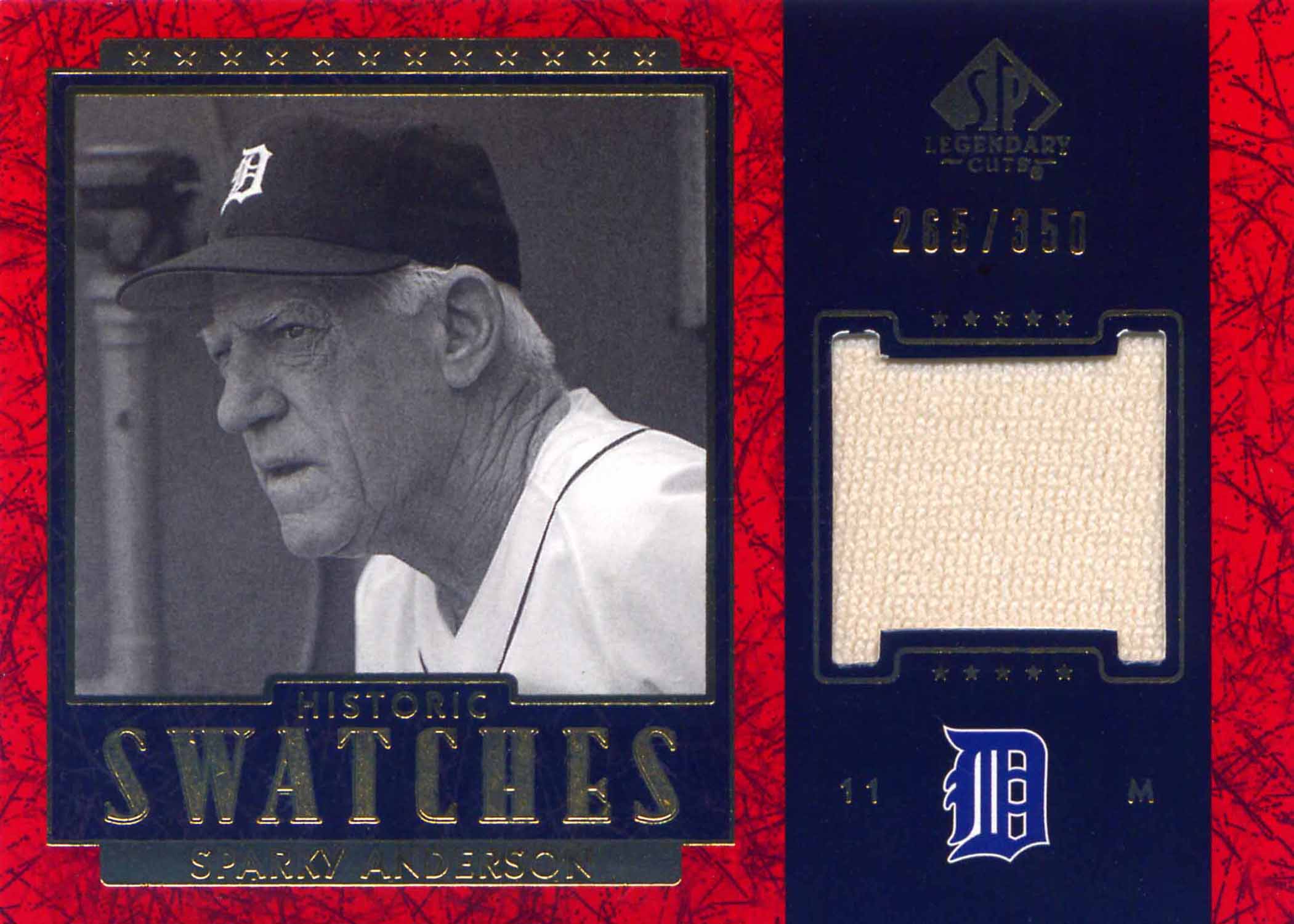 2003 SP Legendary Cuts Historic Swatches Jersey