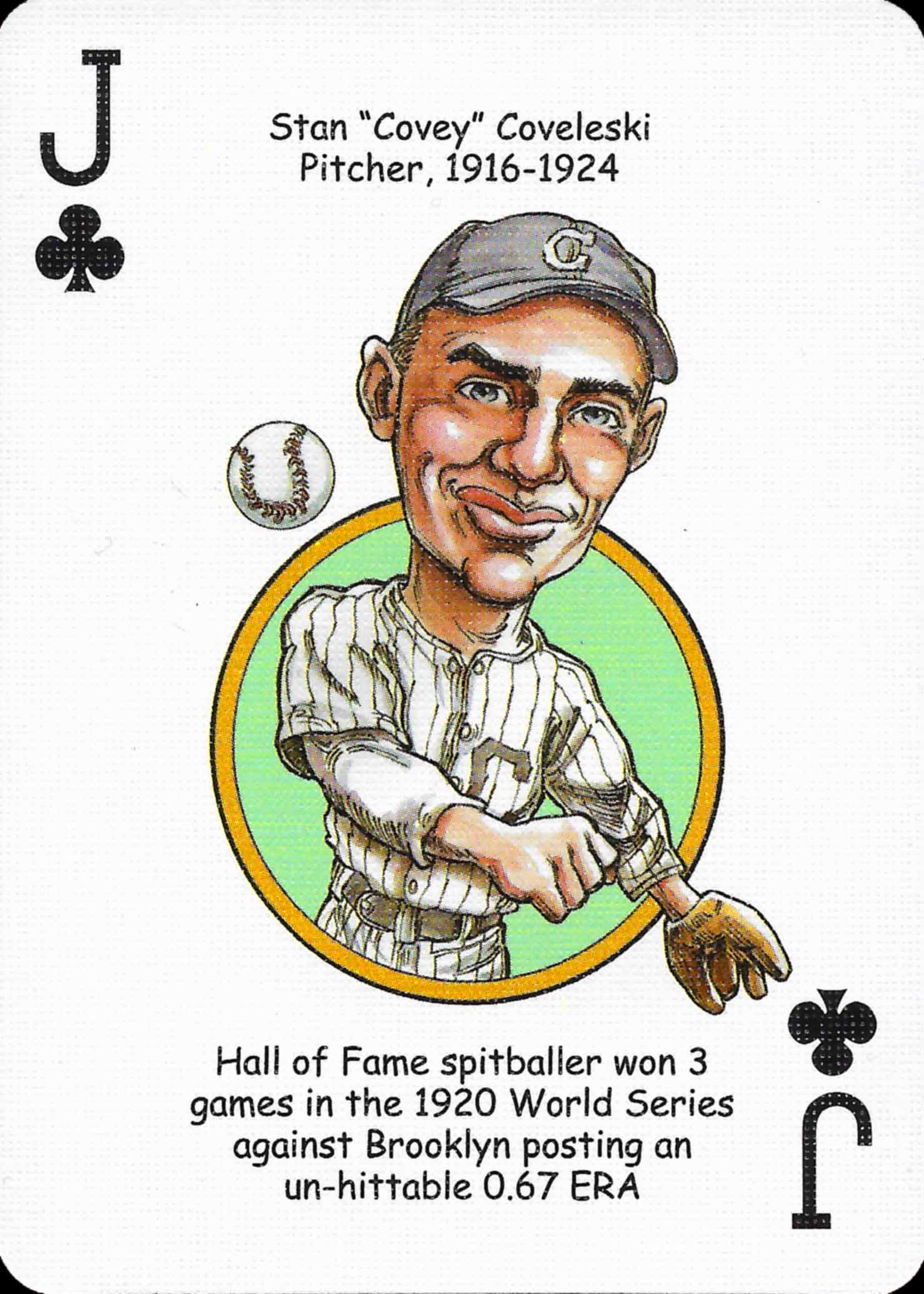 2006 Hero Decks Playing Cards Cleveland Baseball Heroes