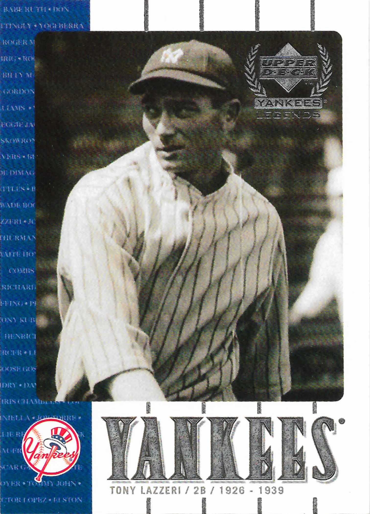 2000 Upper Deck Yankees Legends
