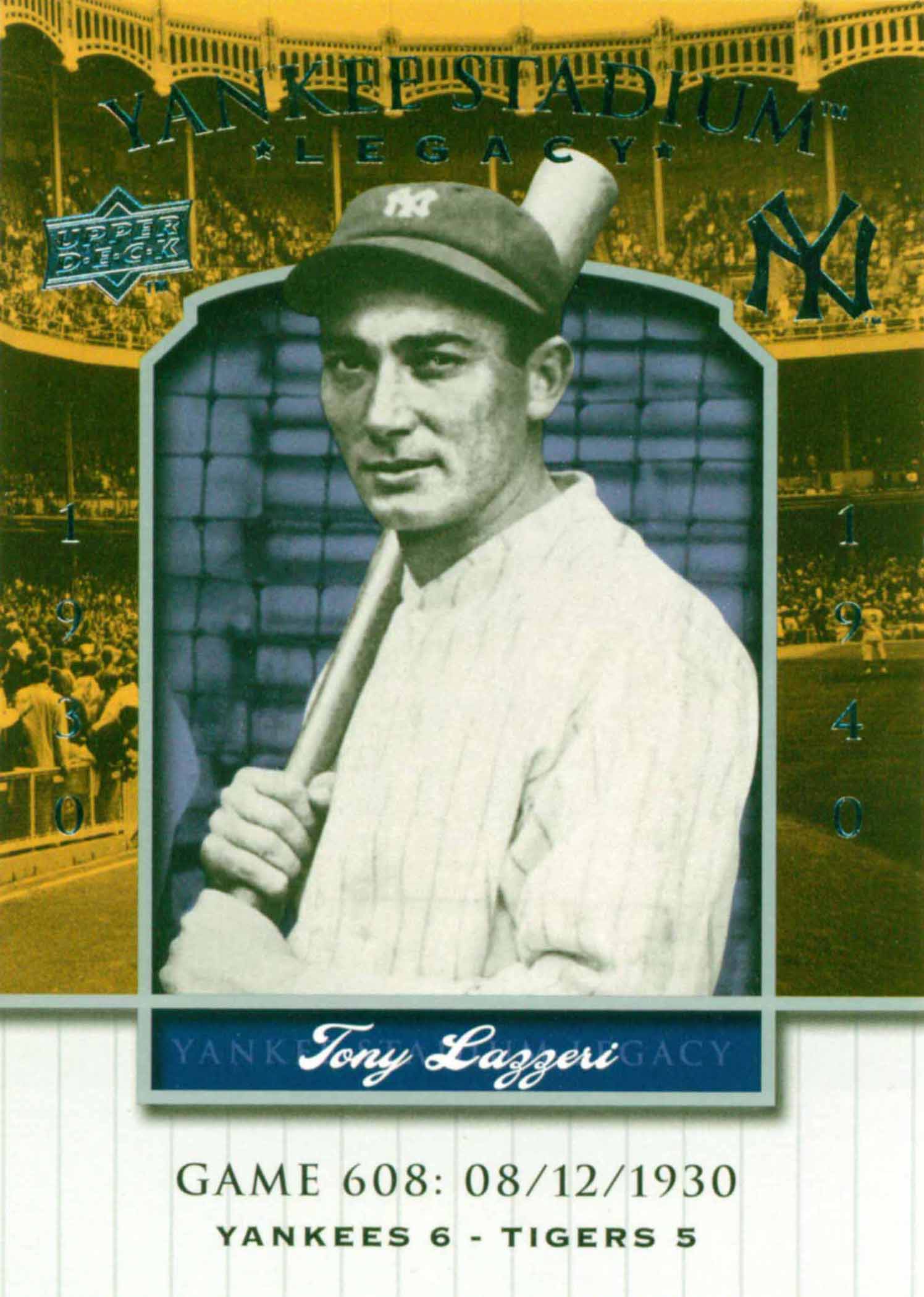 2008 Upper Deck Yankee Stadium Legacy Collection