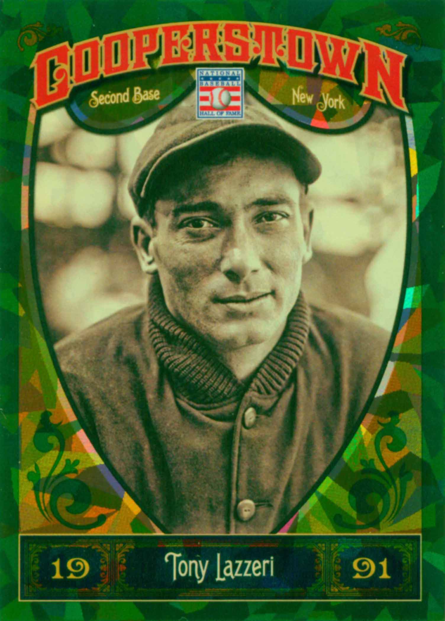 2013 Panini Cooperstown Green Crystal