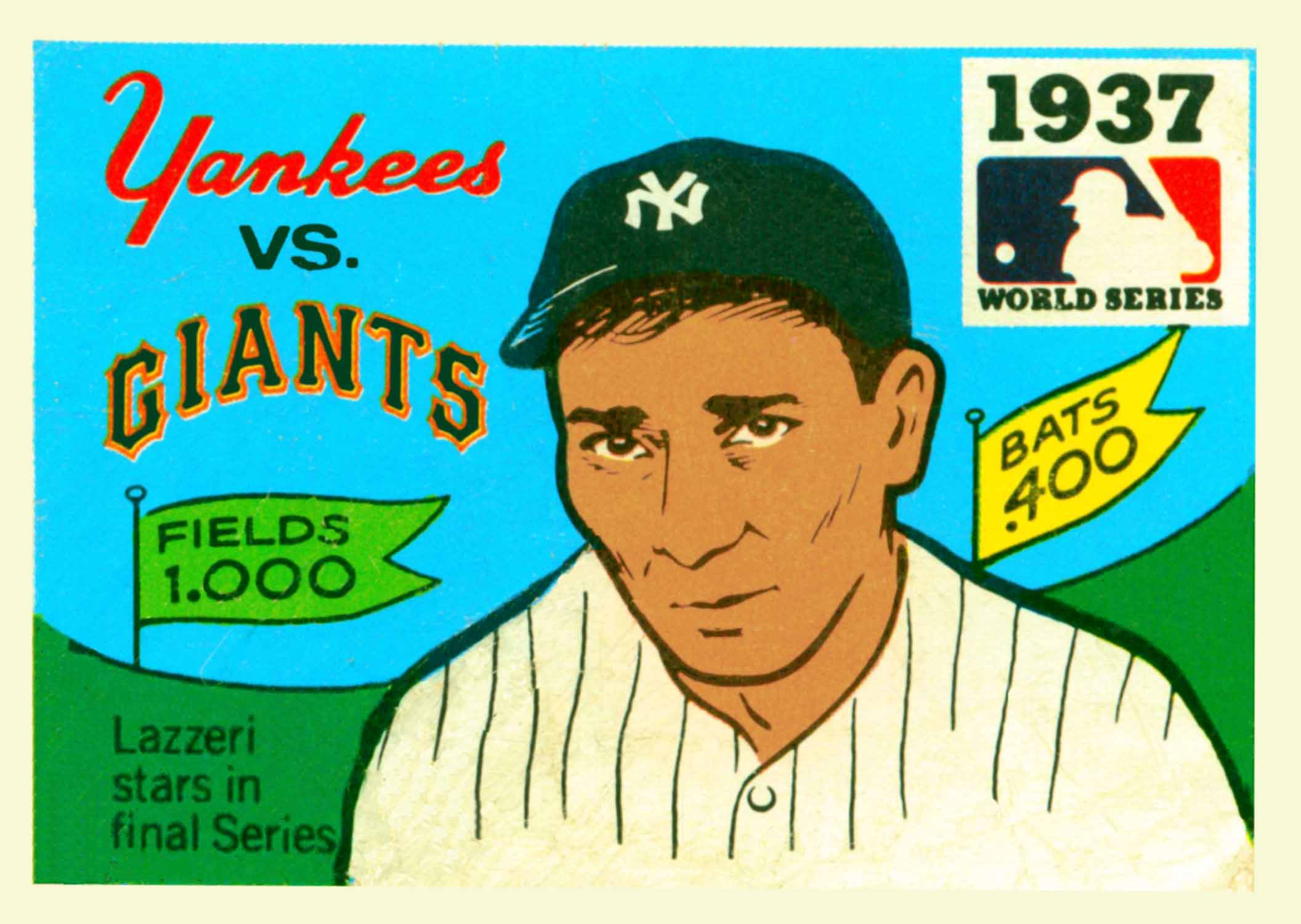 1971 Fleer Laughlin World Series Black Backs
