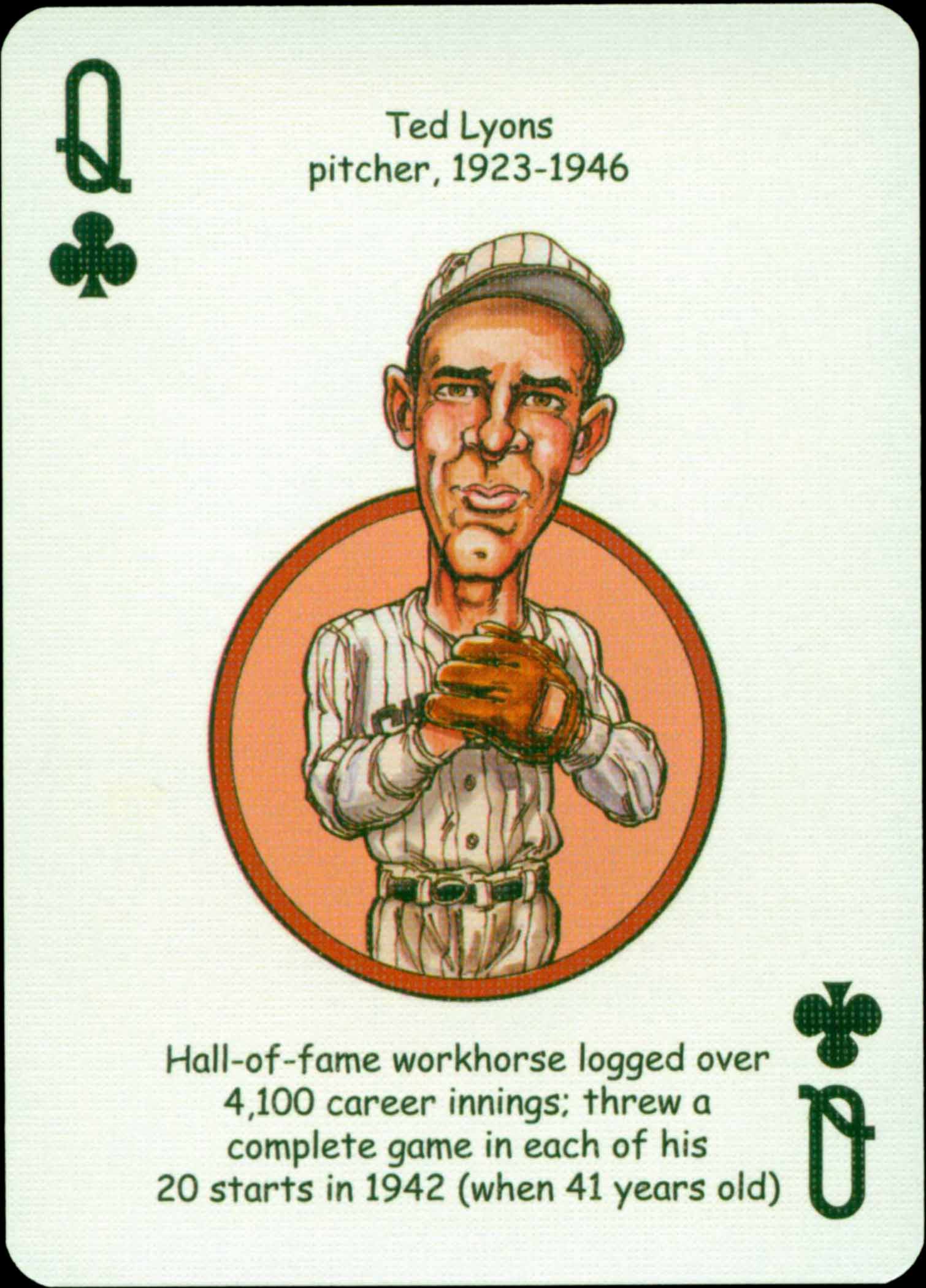 2006 Hero Decks Playing Cards Chicago Baseball Heroes