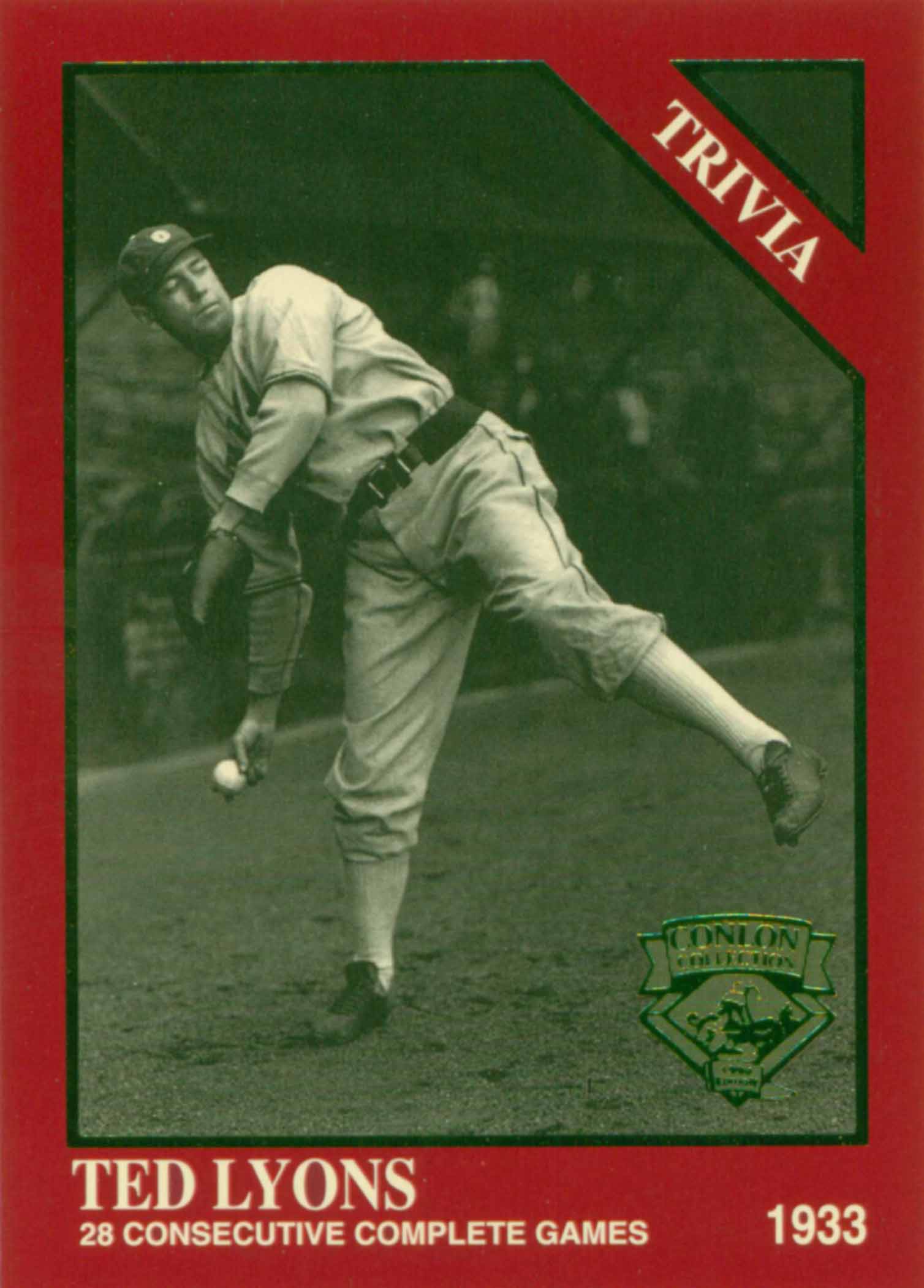 1994 Conlon The Sporting News Burgundy