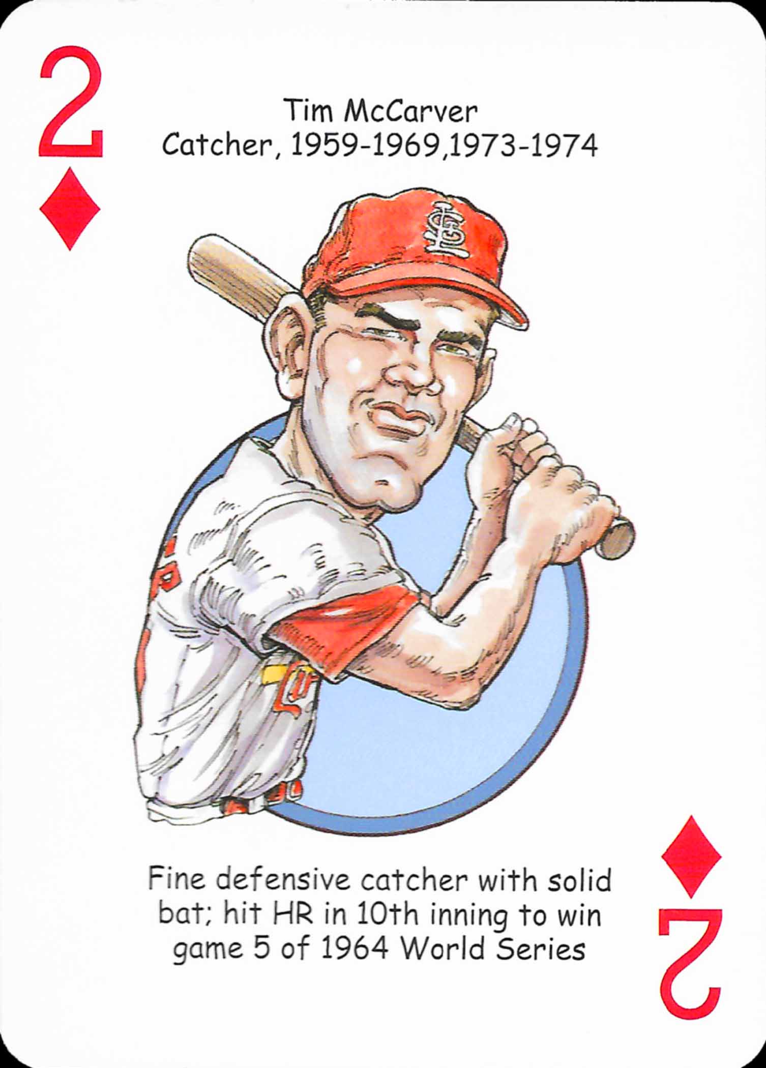 2006 Hero Decks Playing Cards St. Louis Baseball Heroes