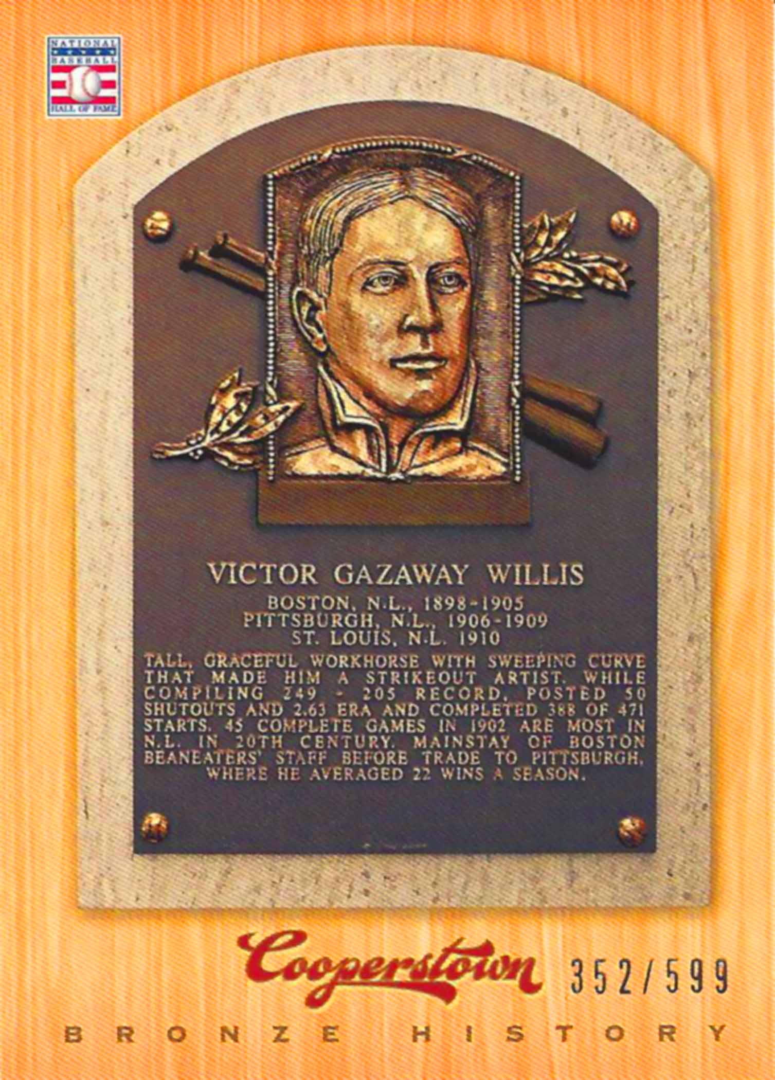 2012 Panini Cooperstown Bronze History