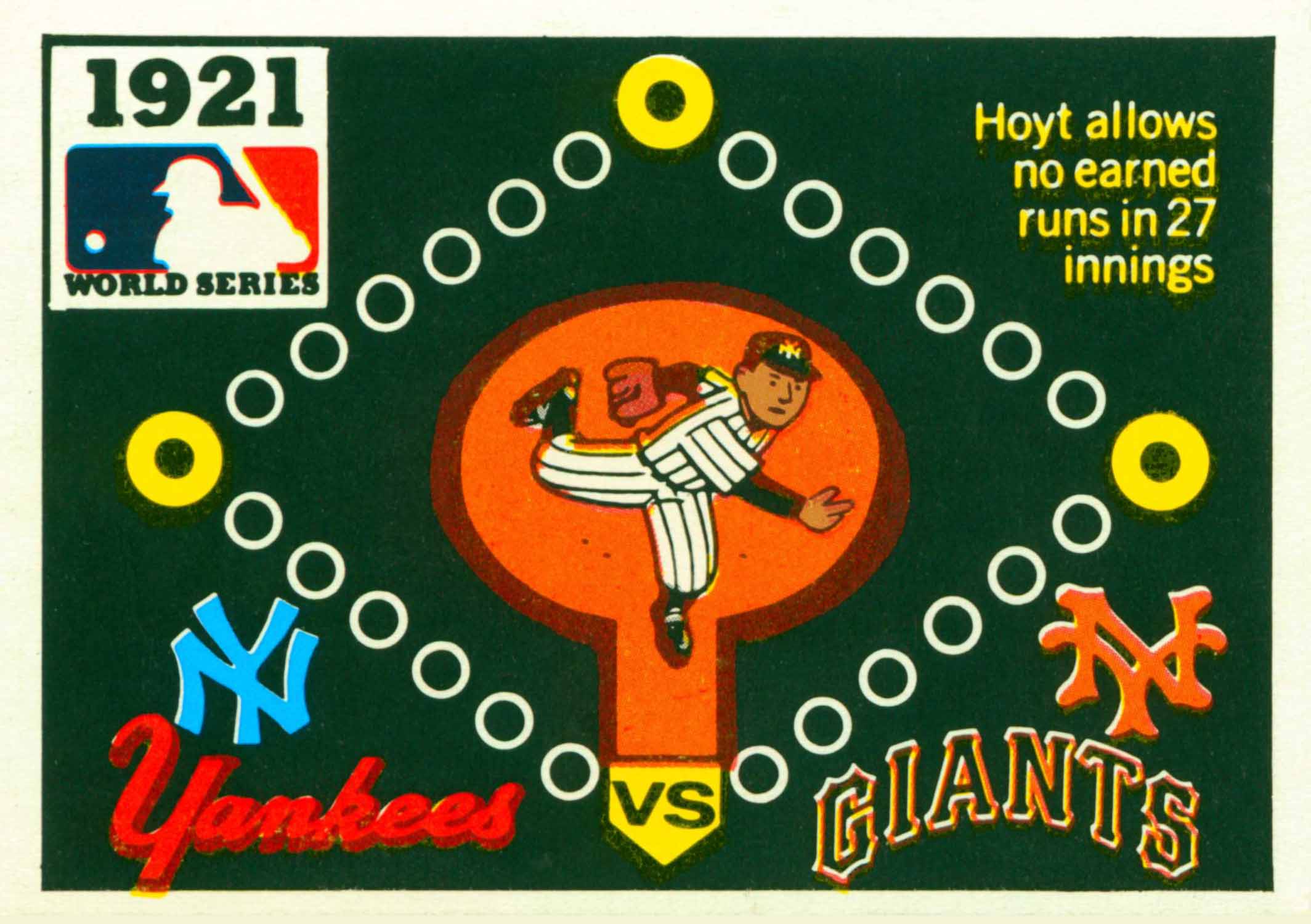 1971 Fleer Laughlin World Series Black Backs