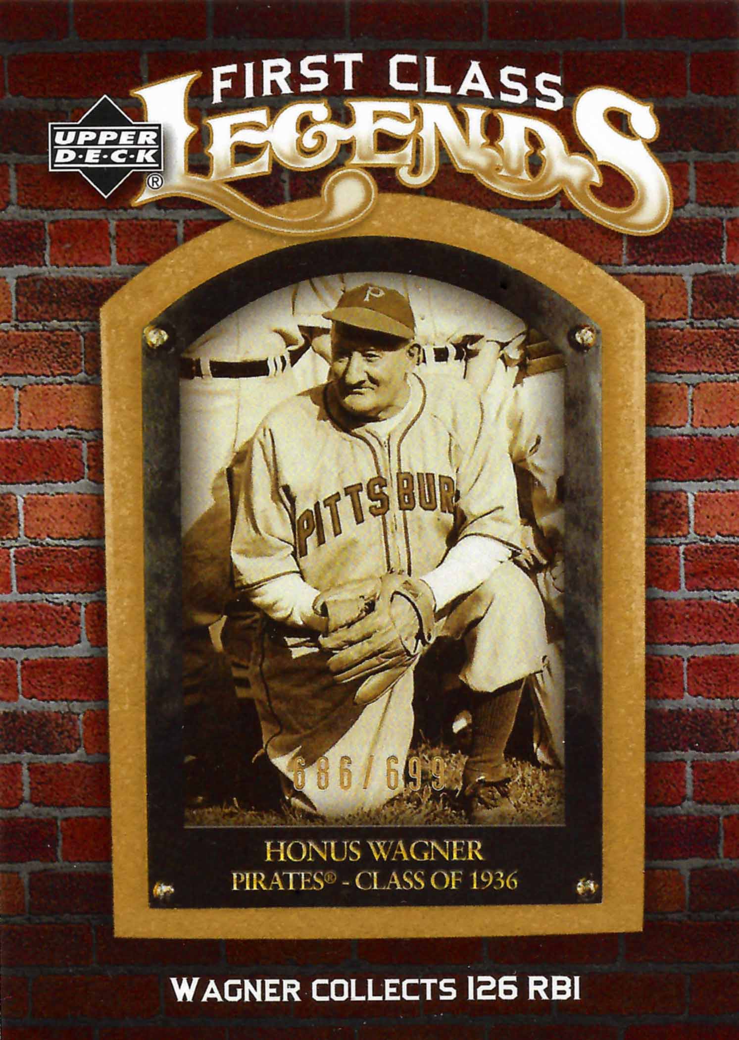 2006 Upper Deck First Class Legends Gold