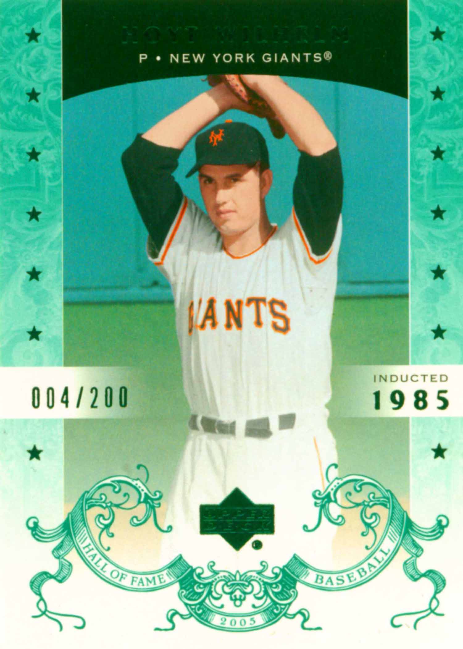 2005 Upper Deck Hall of Fame Green