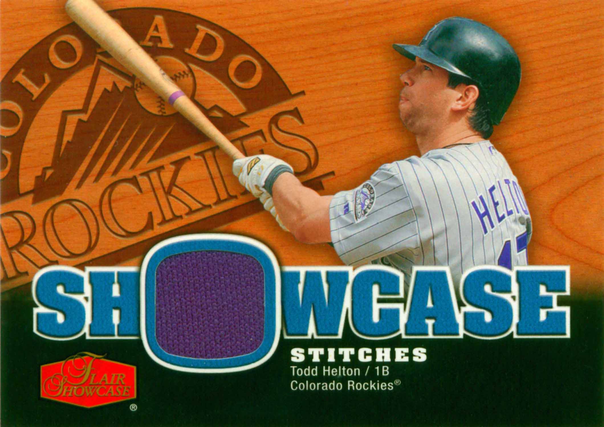 2006 Flair Showcase Stitches Jersey