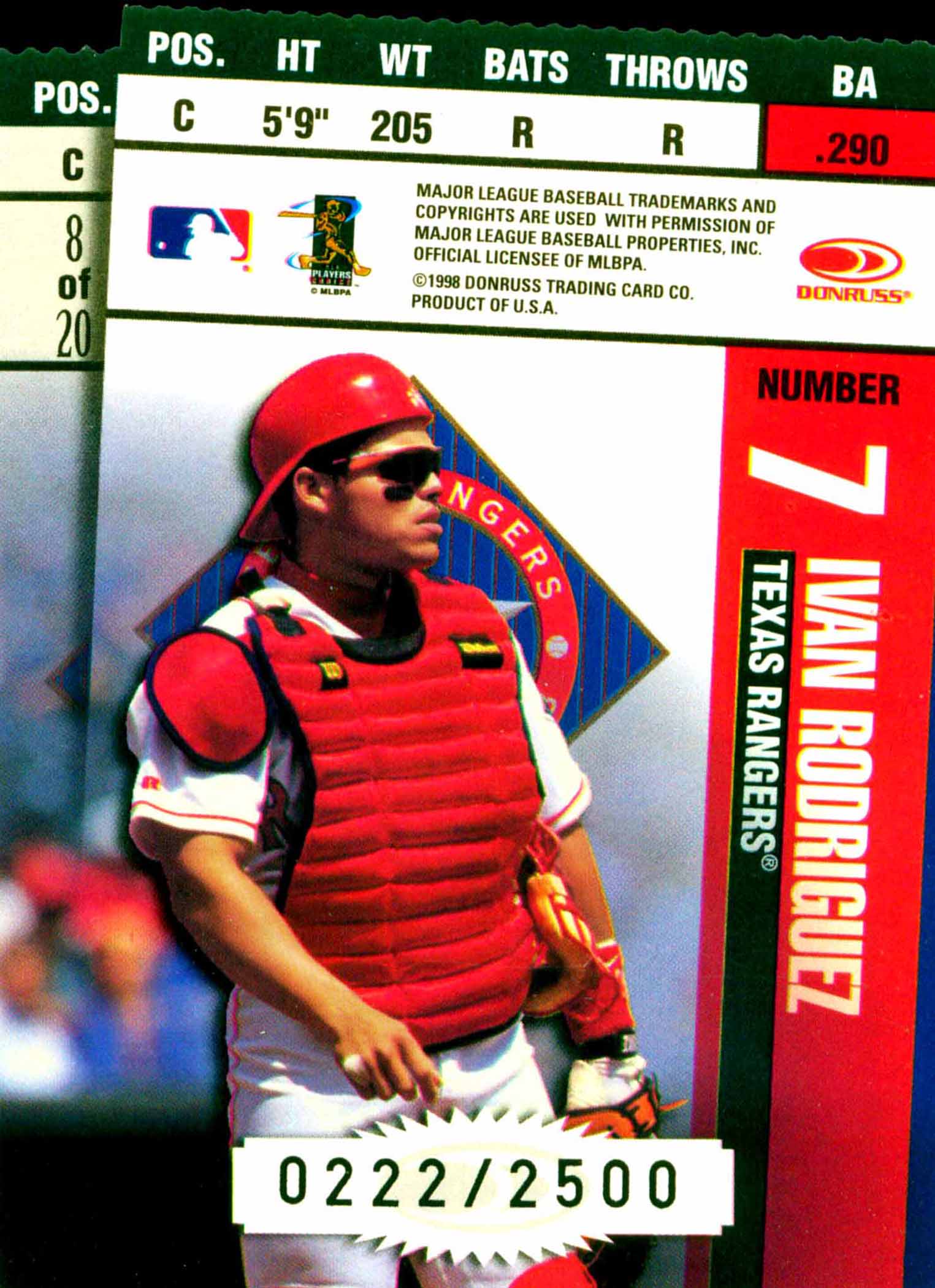 1998 Leaf Rookies and Stars Ticket Masters Die Cuts