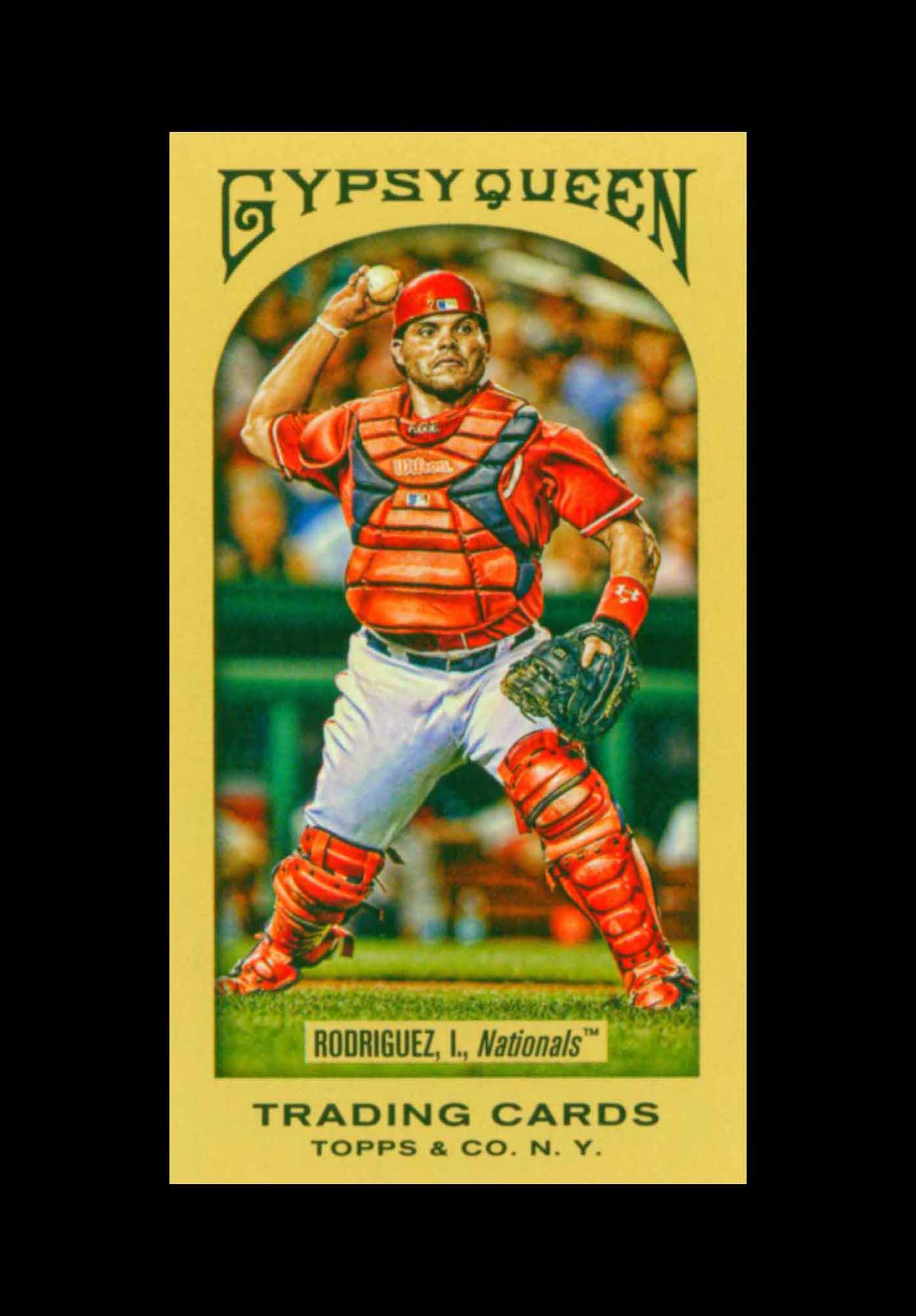 2011 Topps Gypsy Queen Mini Red Gypsy Queen Back