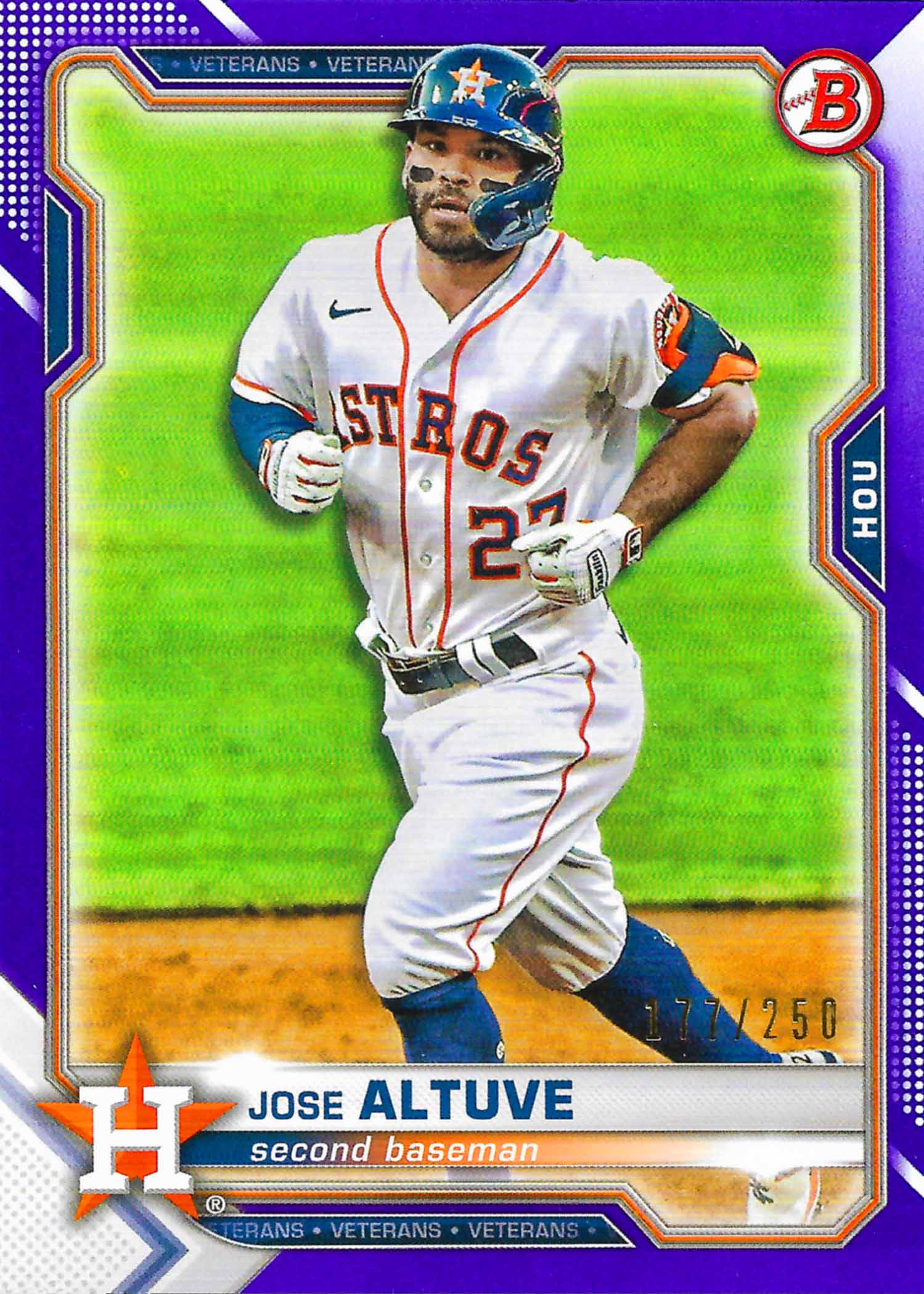 2021 Bowman Purple