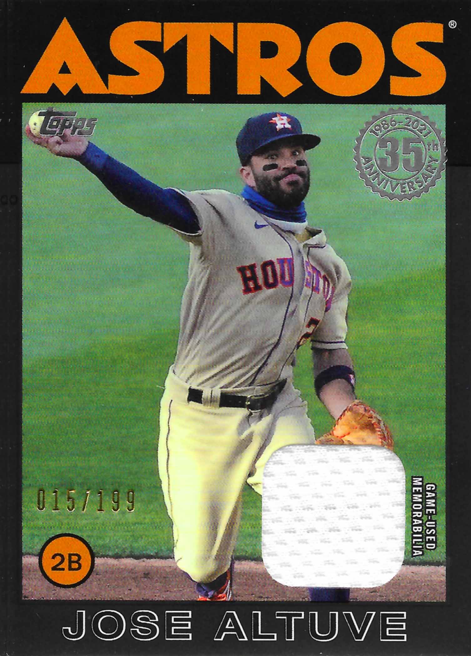 2021 Topps '86 Topps Relics Black